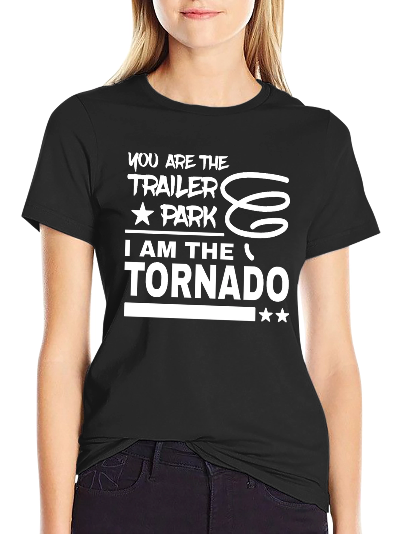 Trailer Park Tornado Novelty T-Shirt