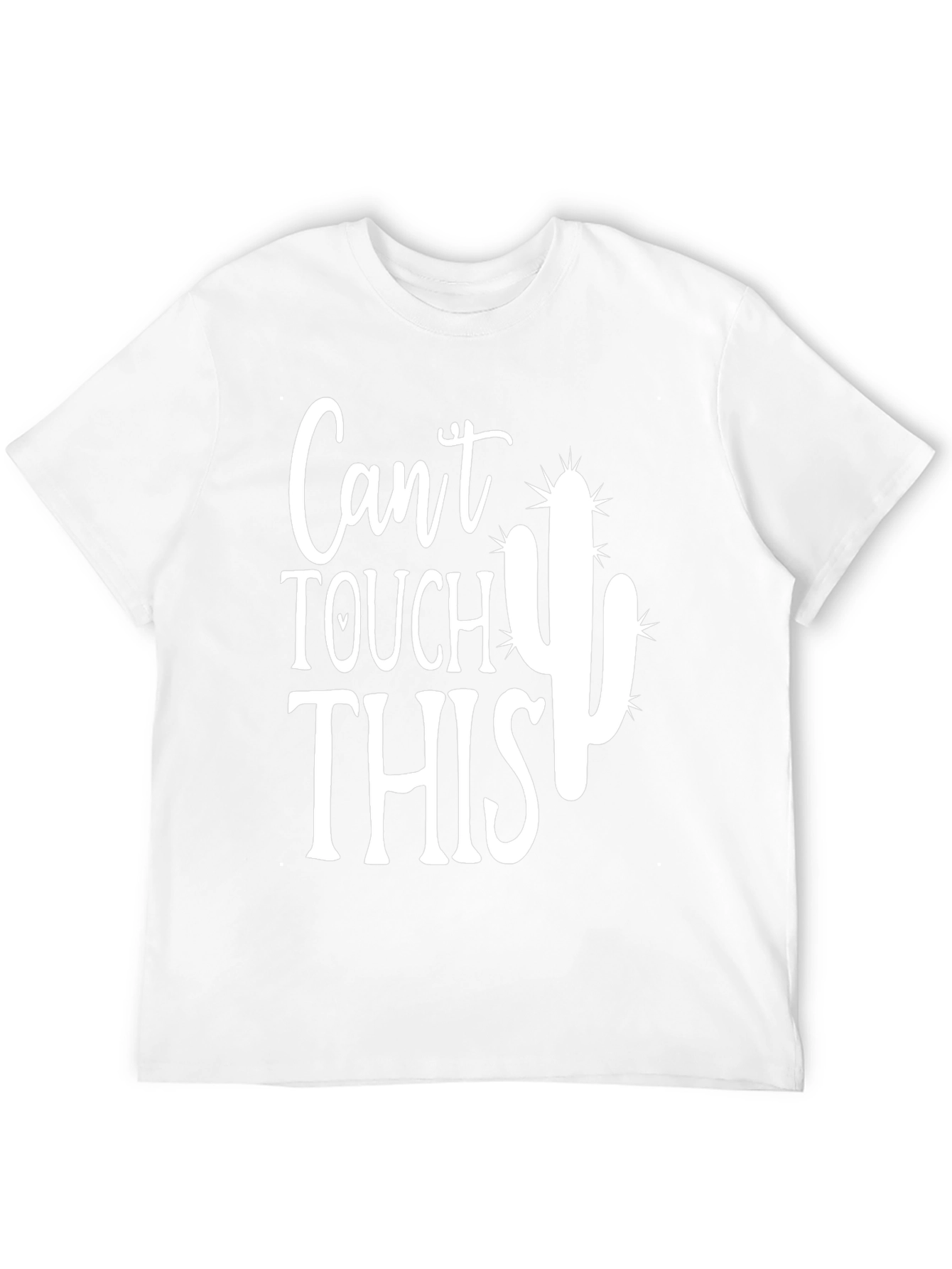 Mens Cant Touch This Cactus Graphic Tee