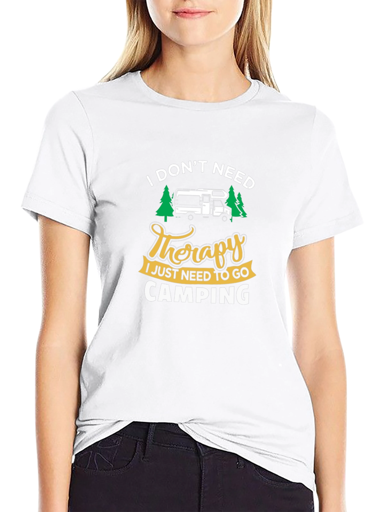 Camping Therapy T-Shirt - Camper RV Tee