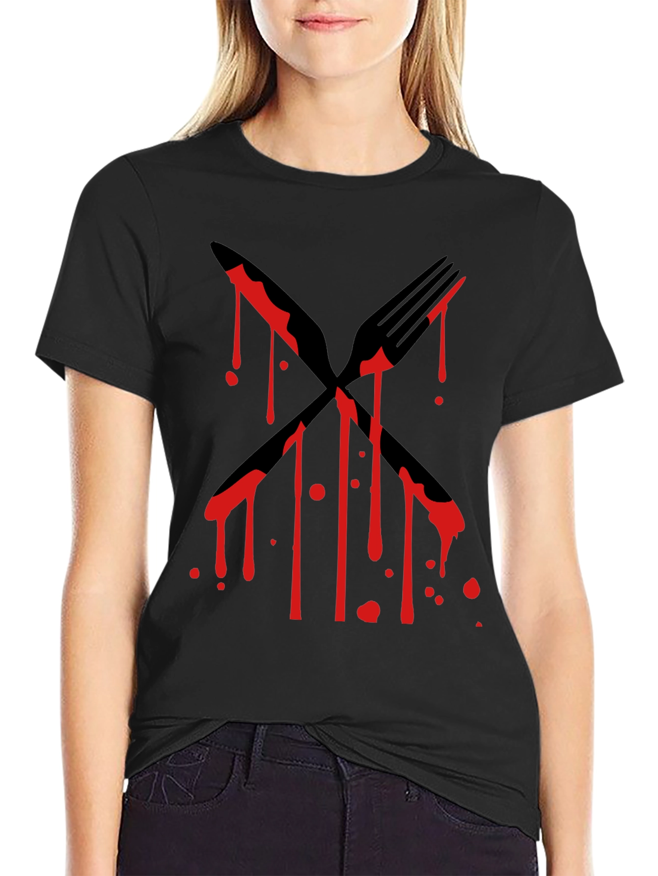 Bloody Cutlery Black T-Shirt