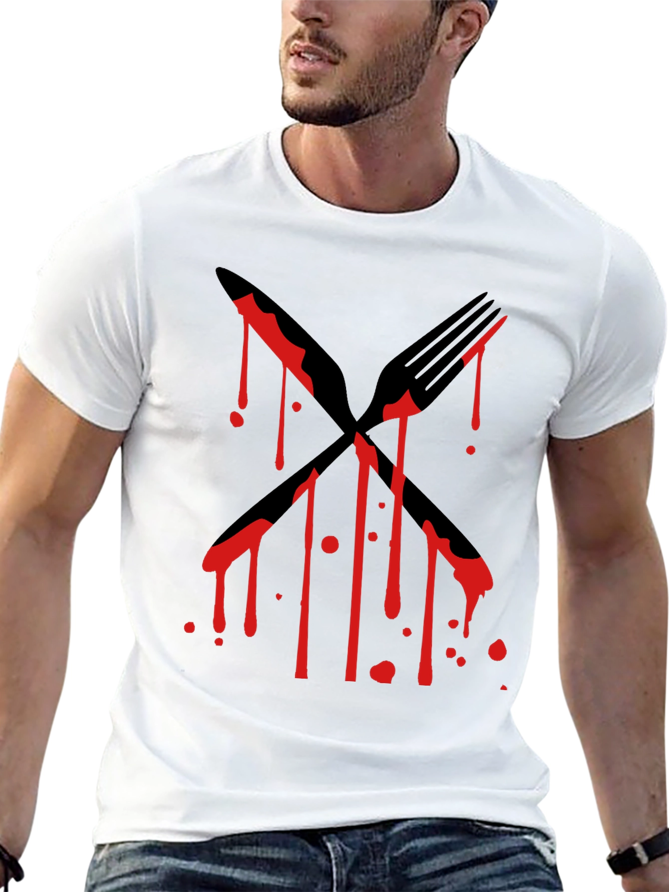 Bloody Cutlery Black T-Shirt
