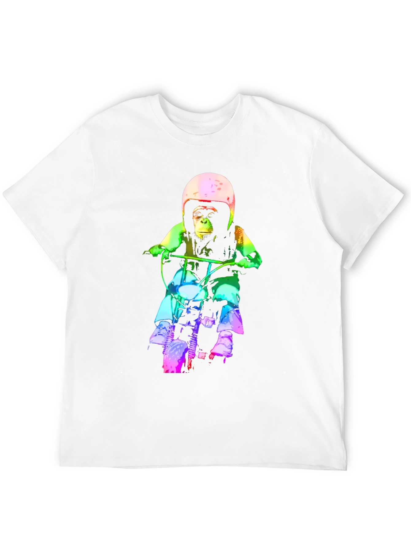 Monkey Biker T-Shirt - Unique Graphic Tee