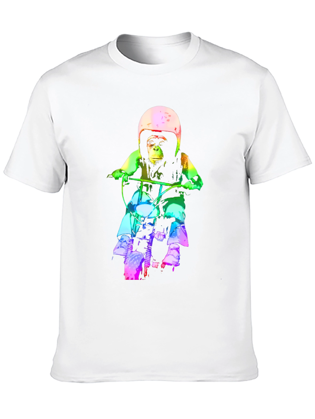 Monkey Biker T-Shirt - Unique Graphic Tee