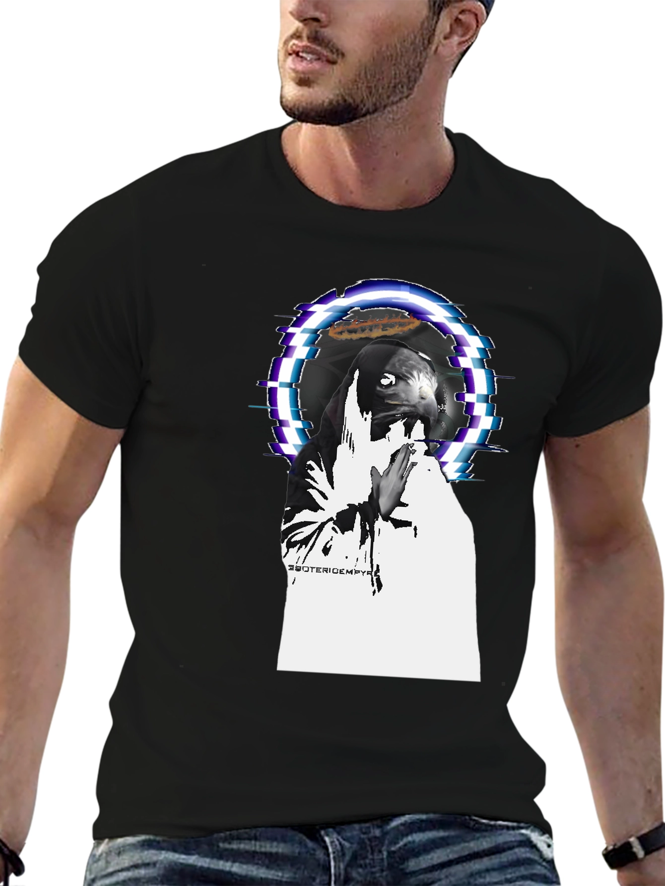 Mystical Seal T-Shirt - Black Graphic Tee