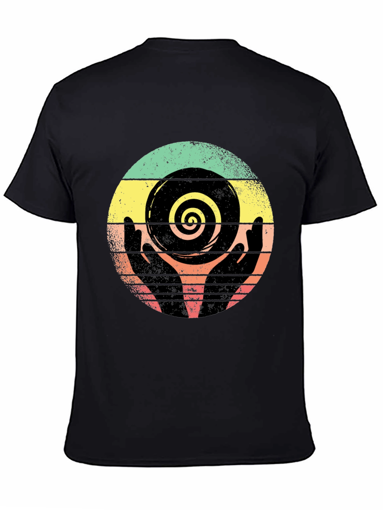 Retro Hands Spiral Graphic Tee