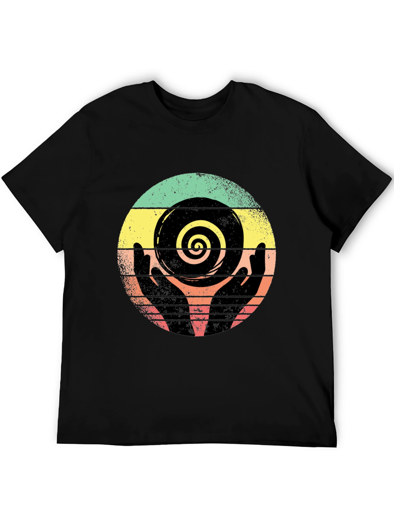 Retro Hands Spiral Graphic Tee