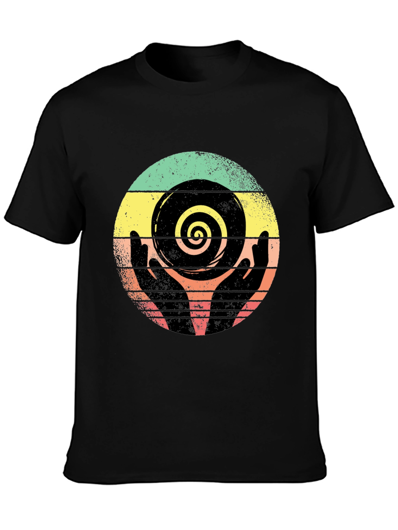 Retro Hands Spiral Graphic Tee