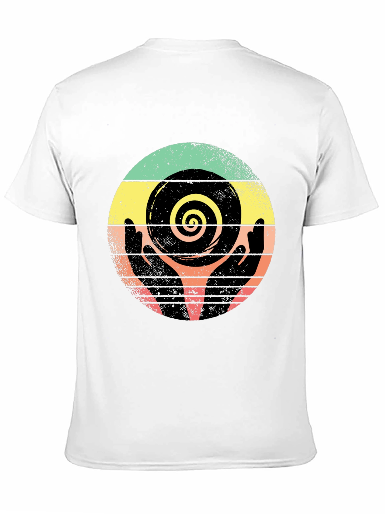 Retro Hands Spiral Graphic Tee