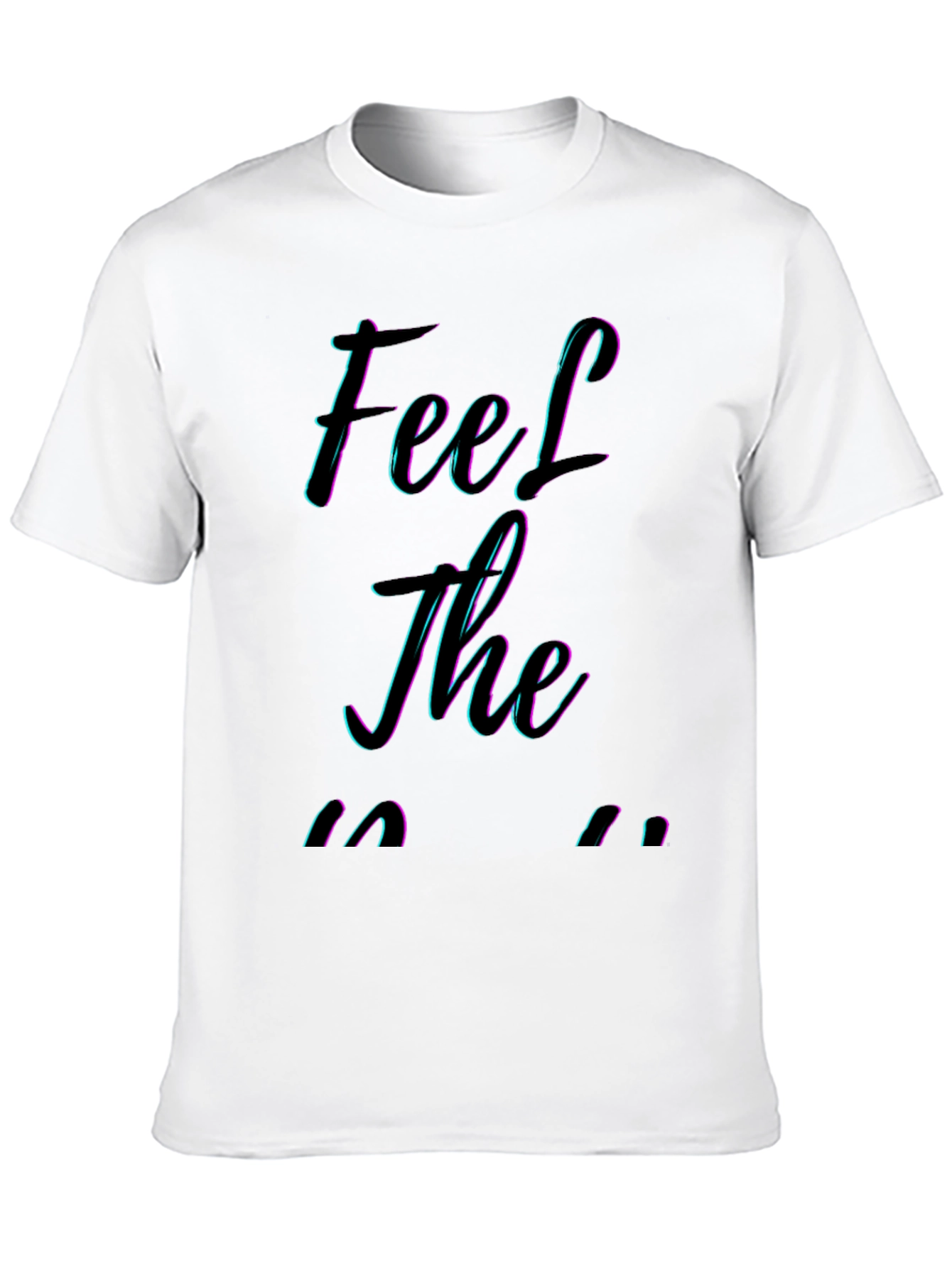 Feel The Music Black Graphic Tee