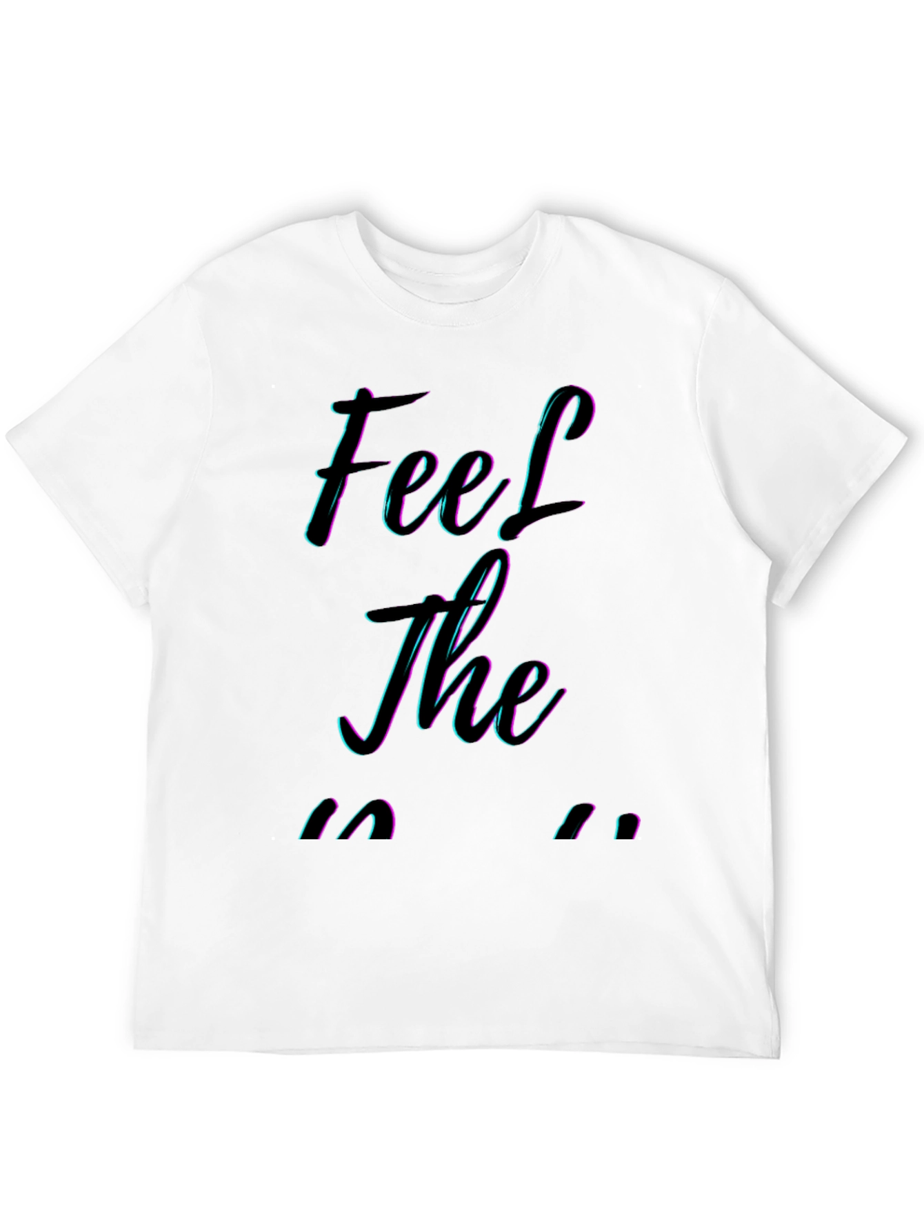 Feel The Music Black Graphic Tee