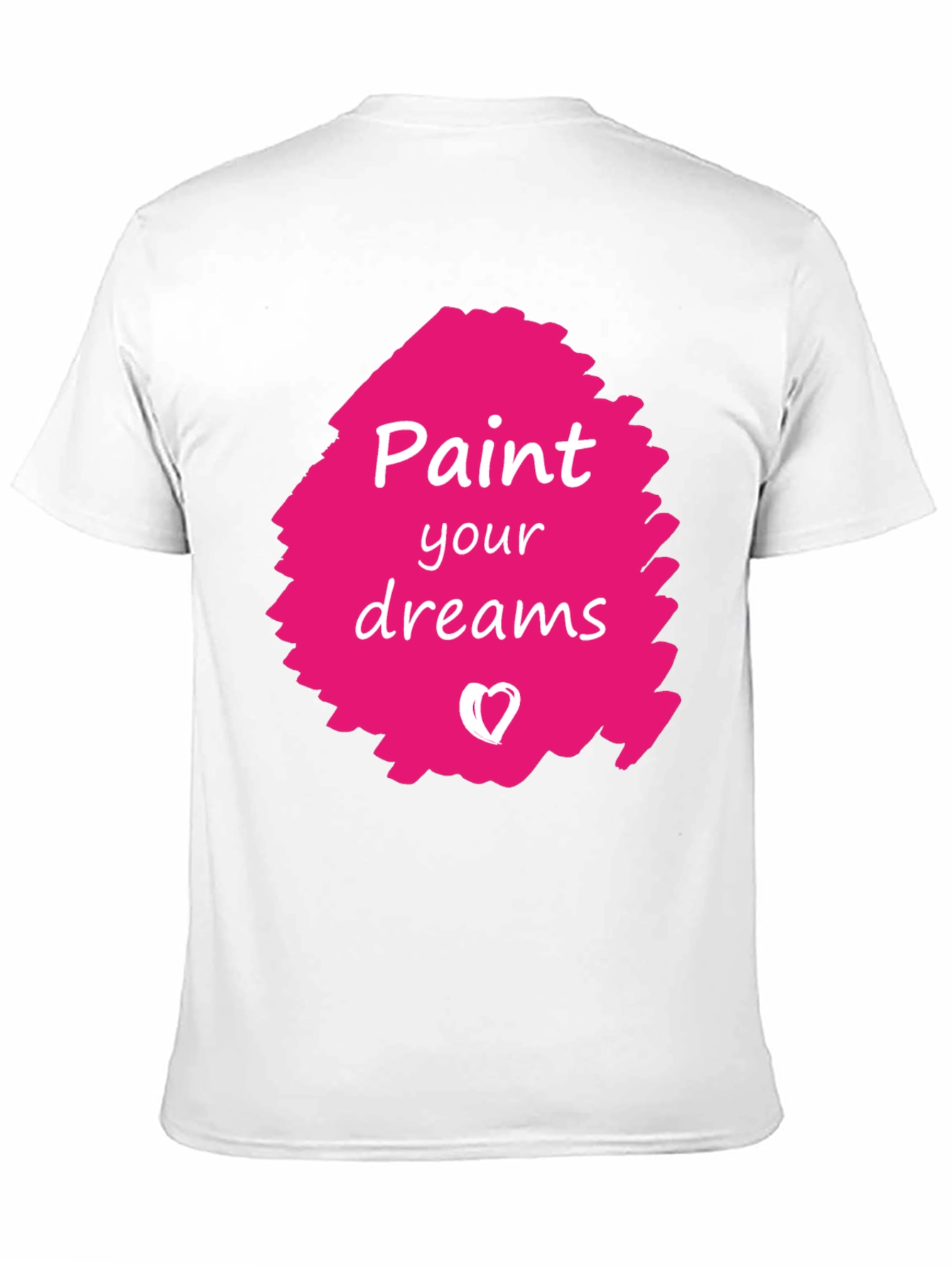 Paint Your Dreams Graphic Tee - Black Cotton T-Shirt