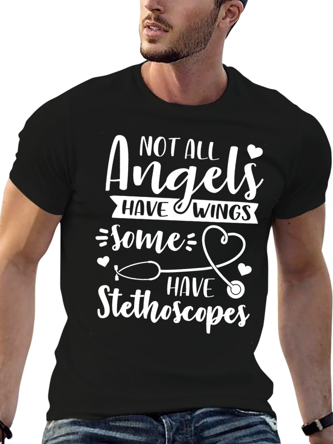 Angels Stethoscope Graphic Tee