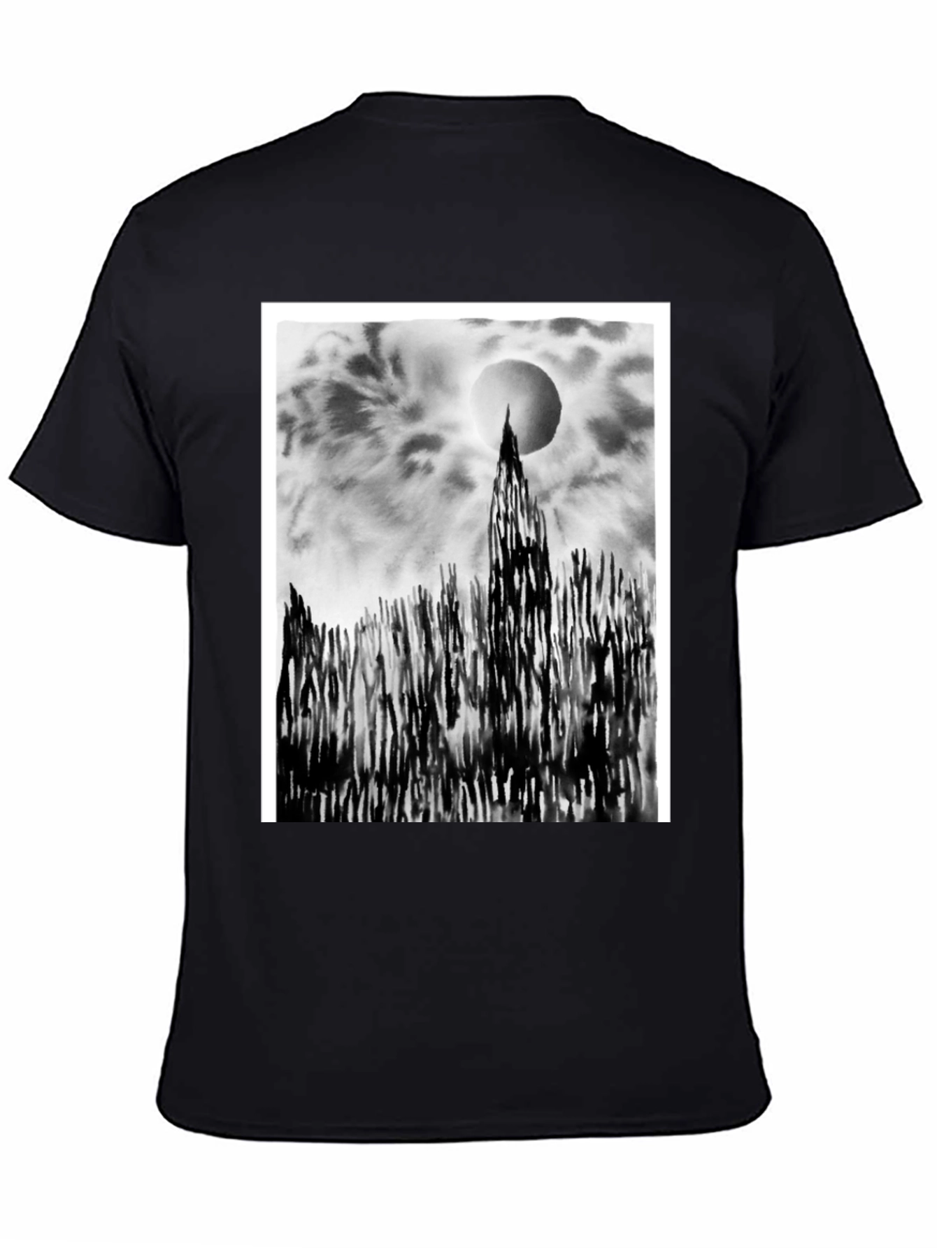 Monochrome Landscape Graphic Tee