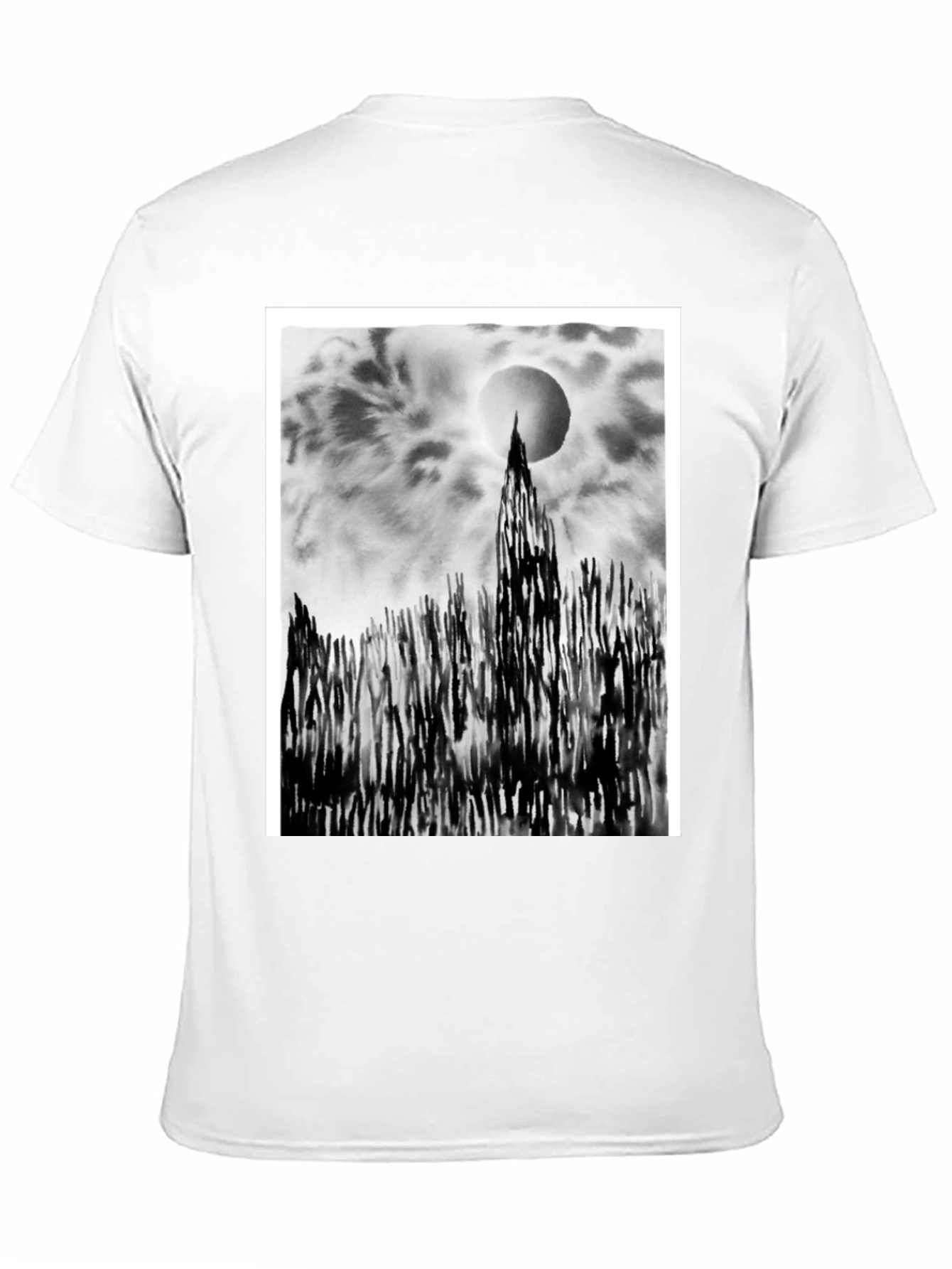 Monochrome Landscape Graphic Tee