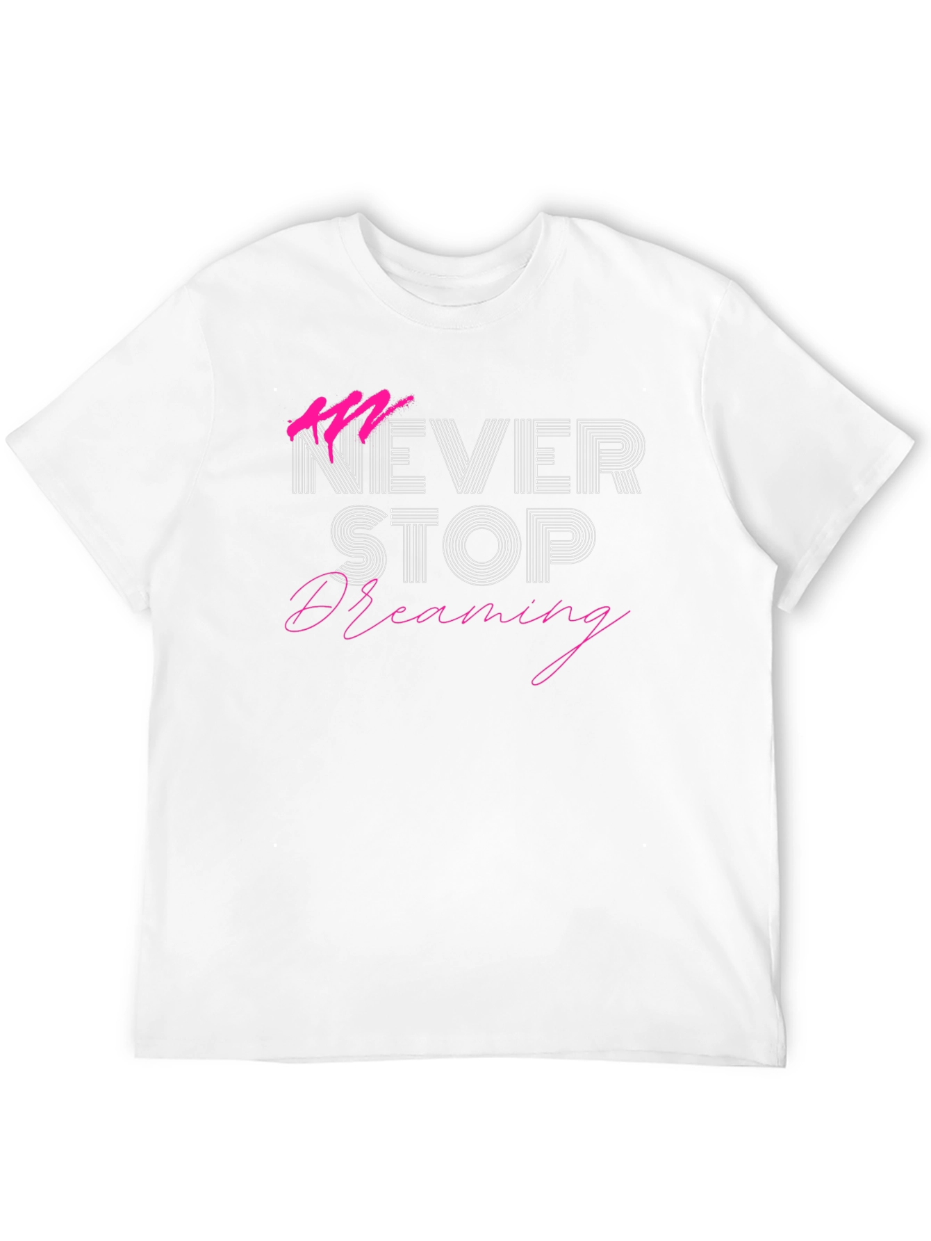 Never Stop Dreaming Graphic Tee - Black