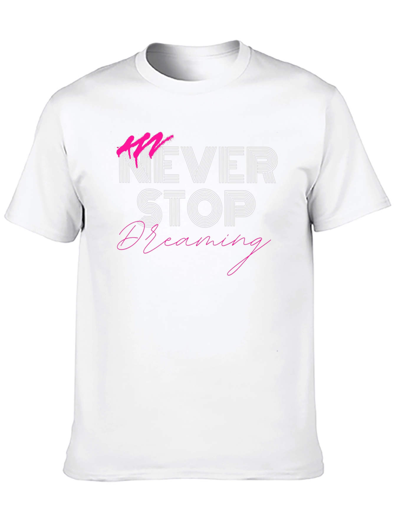 Never Stop Dreaming Graphic Tee - Black