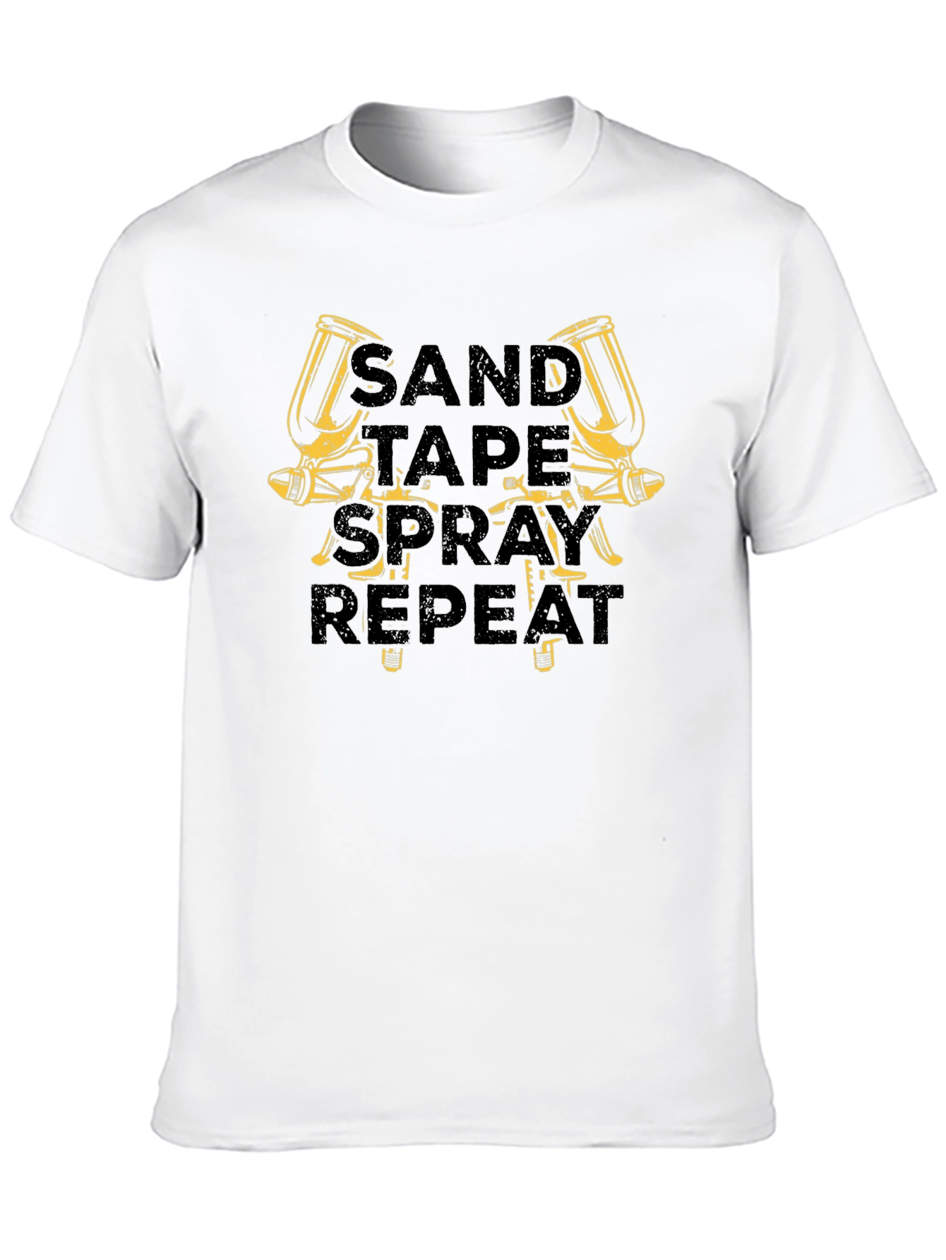 Sand Tape Spray Repeat Graphic Tee