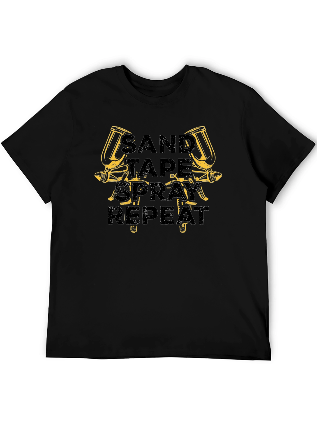 Sand Tape Spray Repeat Graphic Tee