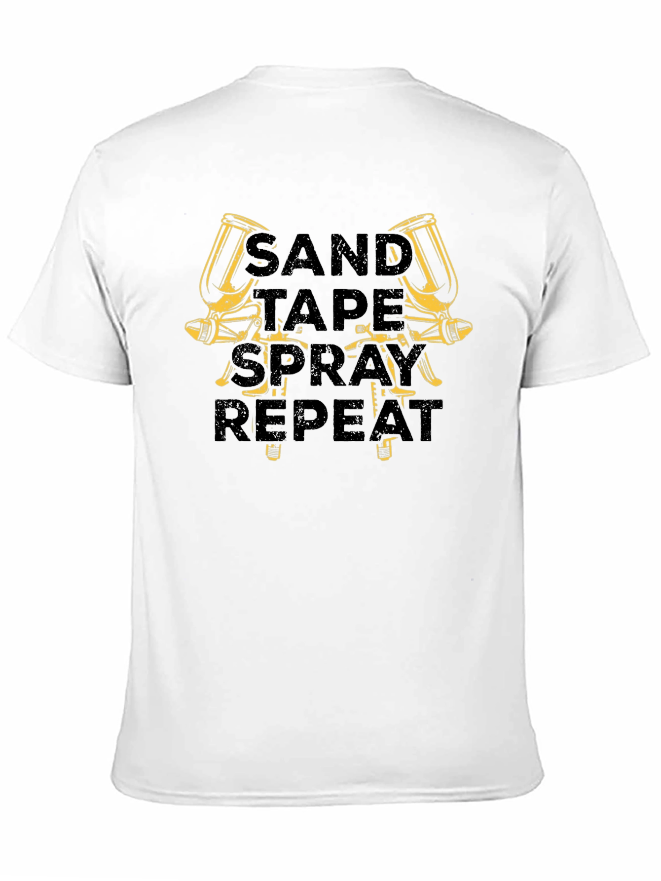 Sand Tape Spray Repeat Graphic Tee