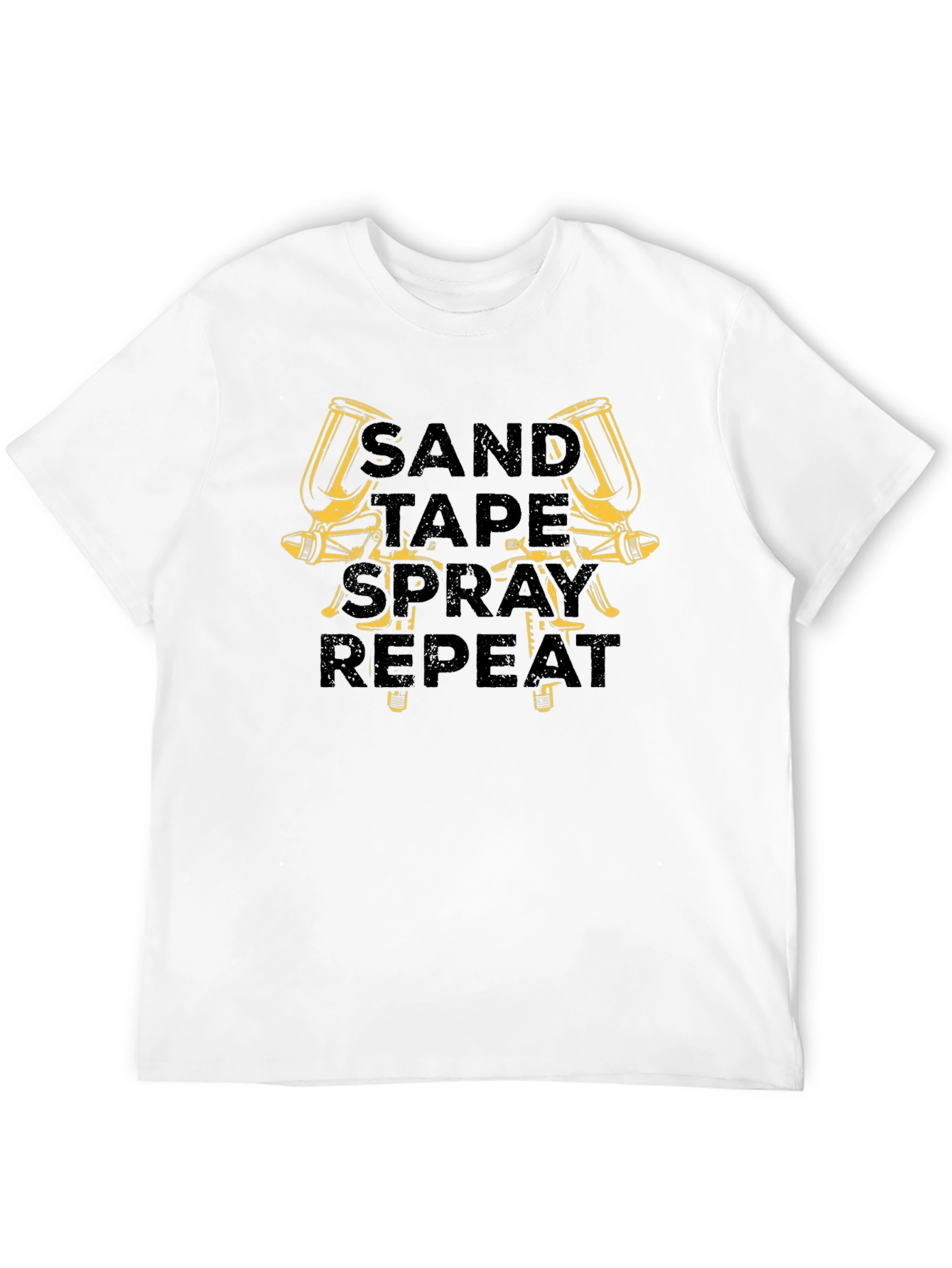 Sand Tape Spray Repeat Graphic Tee