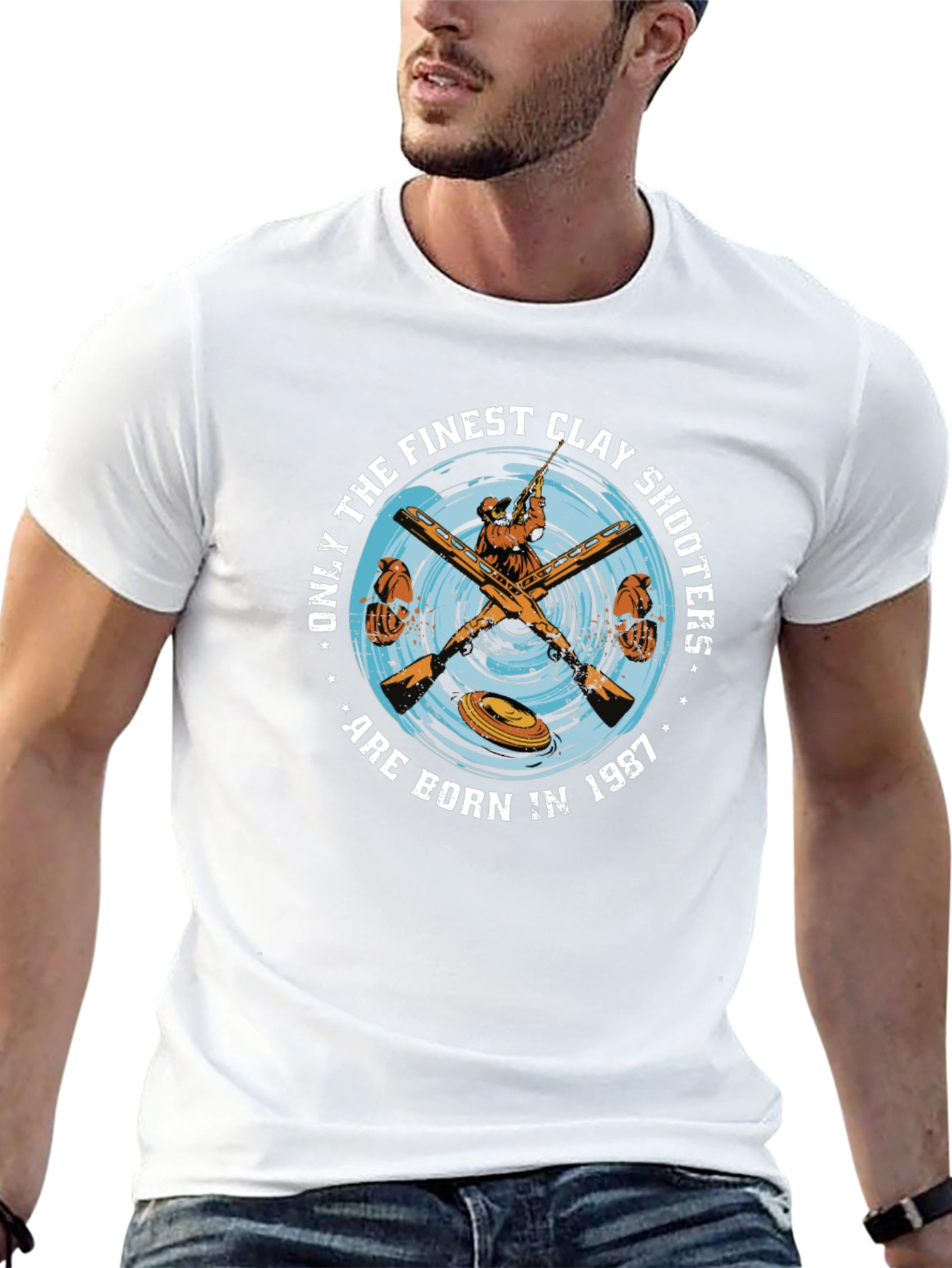 Finest Clay Shooters Born in 1987 Graphic Tee