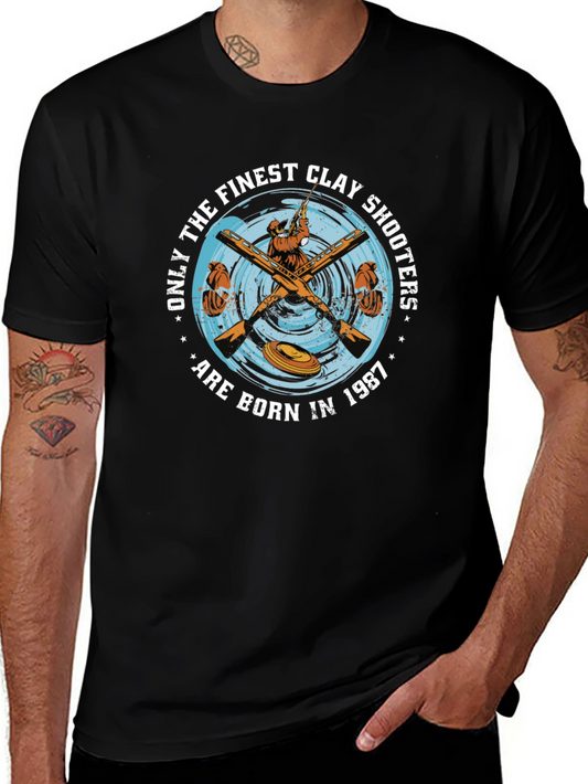 Finest Clay Shooters Born in 1987 Graphic Tee