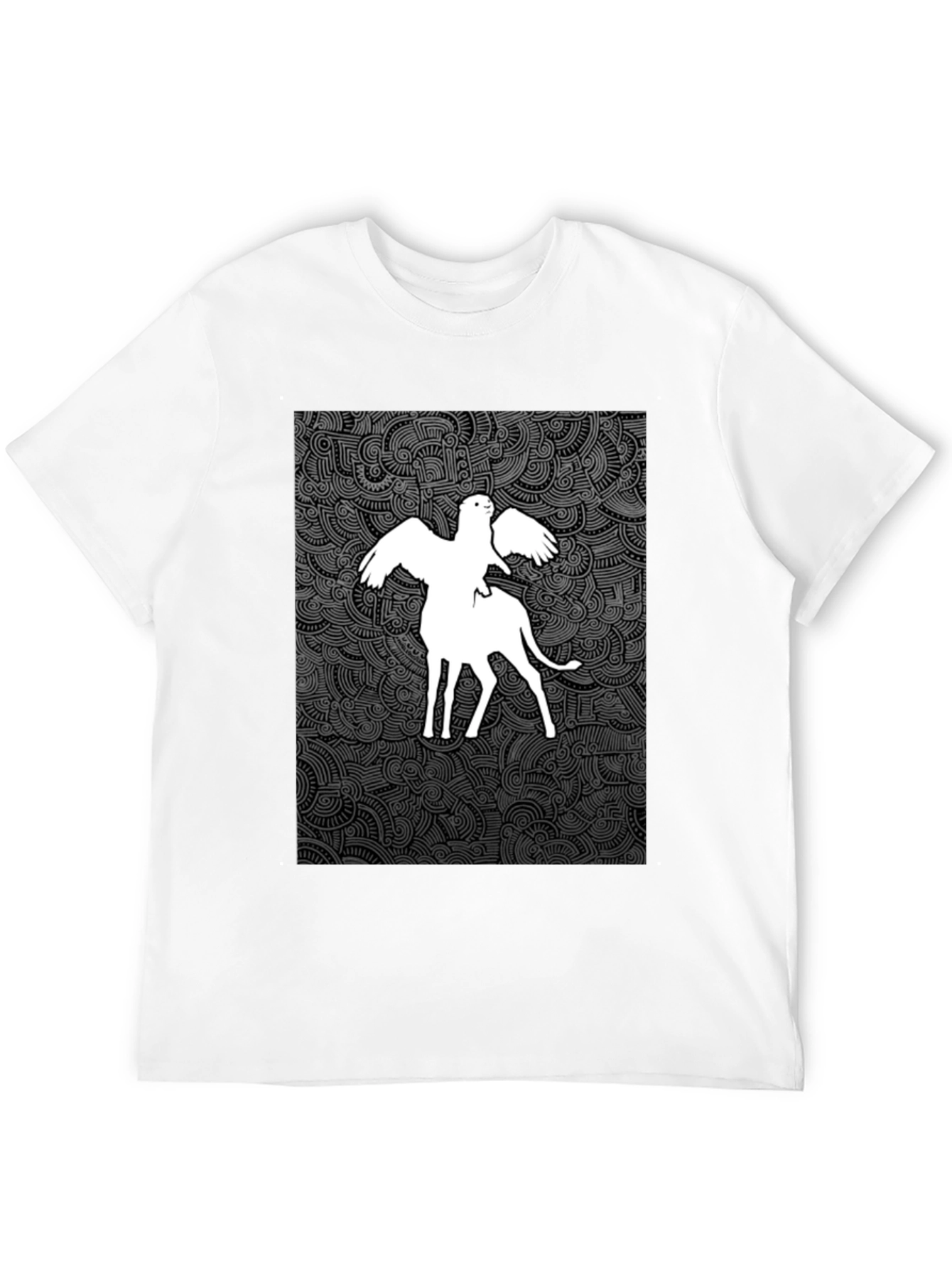 Abstract Bird & Horse T-Shirt