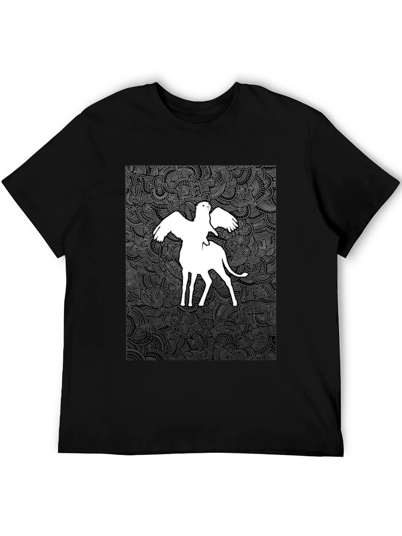 Abstract Bird & Horse T-Shirt