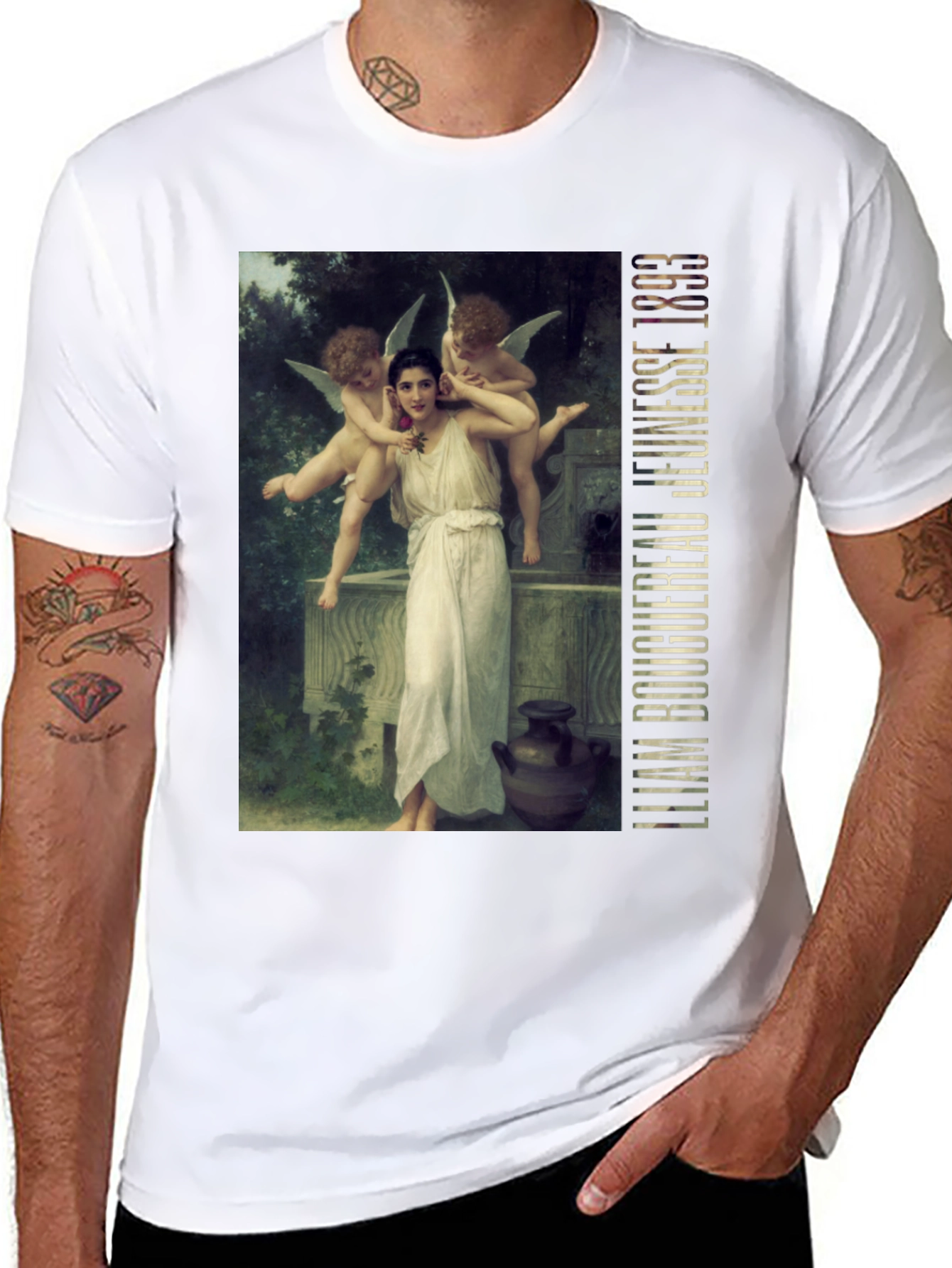 Bouguereau Jeunesse 1893 Graphic T-Shirt