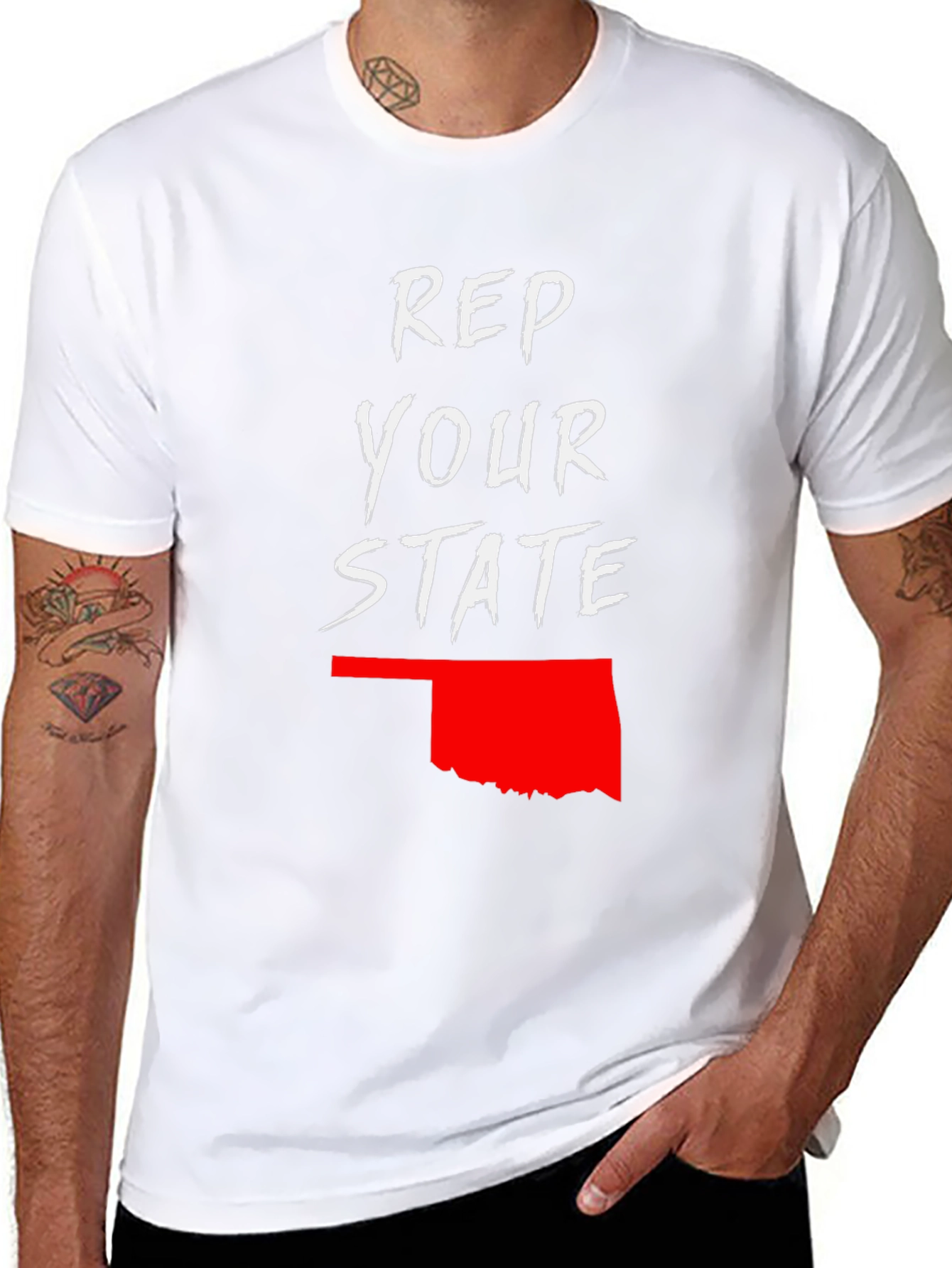 Rep Your State Oklahoma Graphic Tee