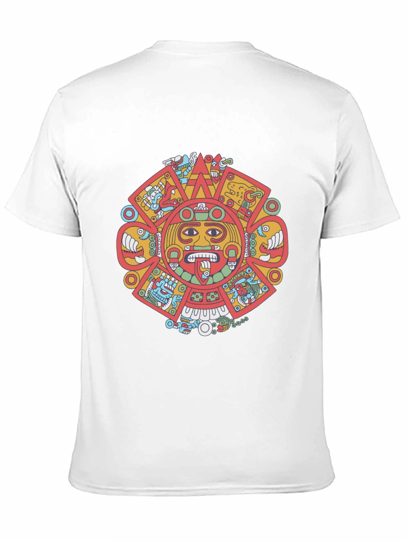 Aztec Calendar Graphic Tee - Bold Design
