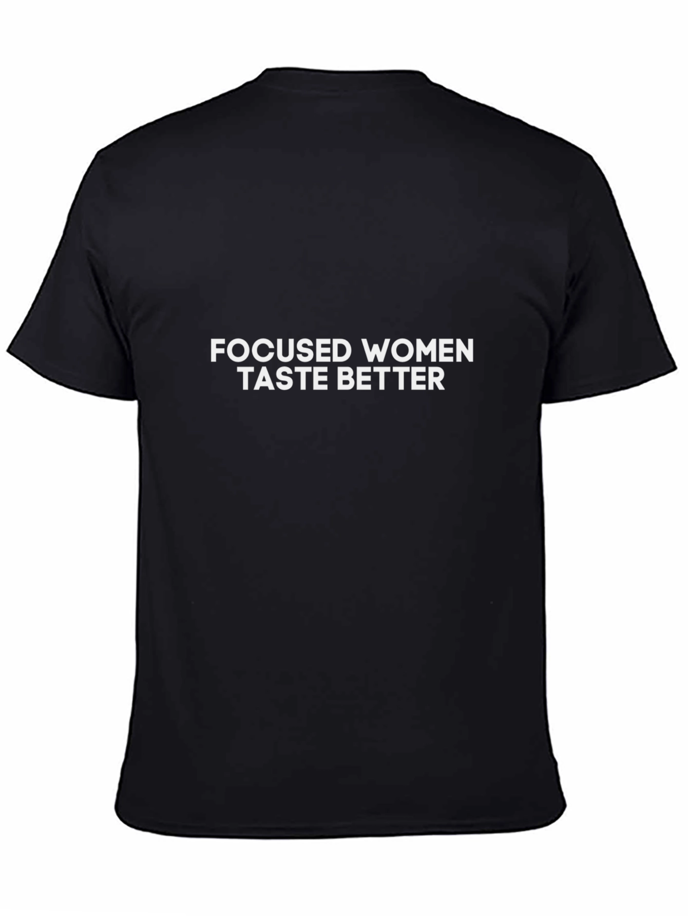 Focused Women Slogan T-Shirt - Bold Statement Tee