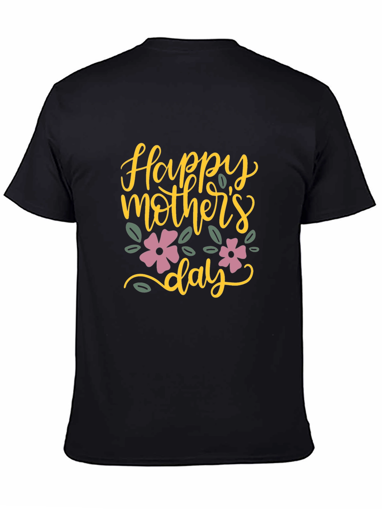 Happy Mothers Day T-Shirt - Floral Design