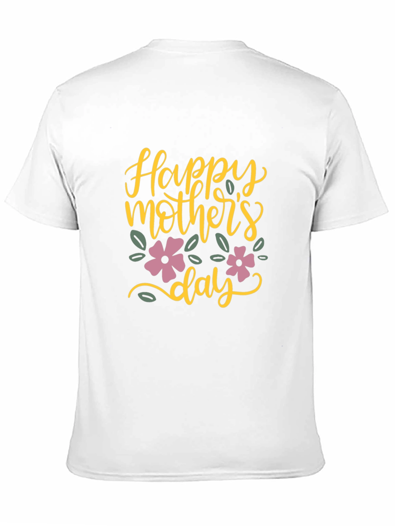 Happy Mothers Day T-Shirt - Floral Design