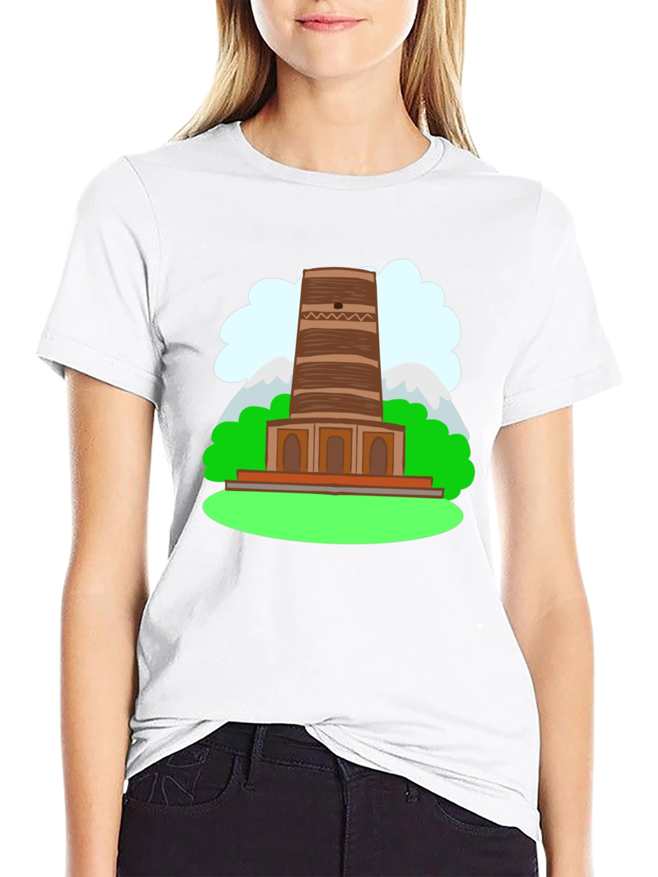 Tower Graphic Tee - Unique Landmark Design