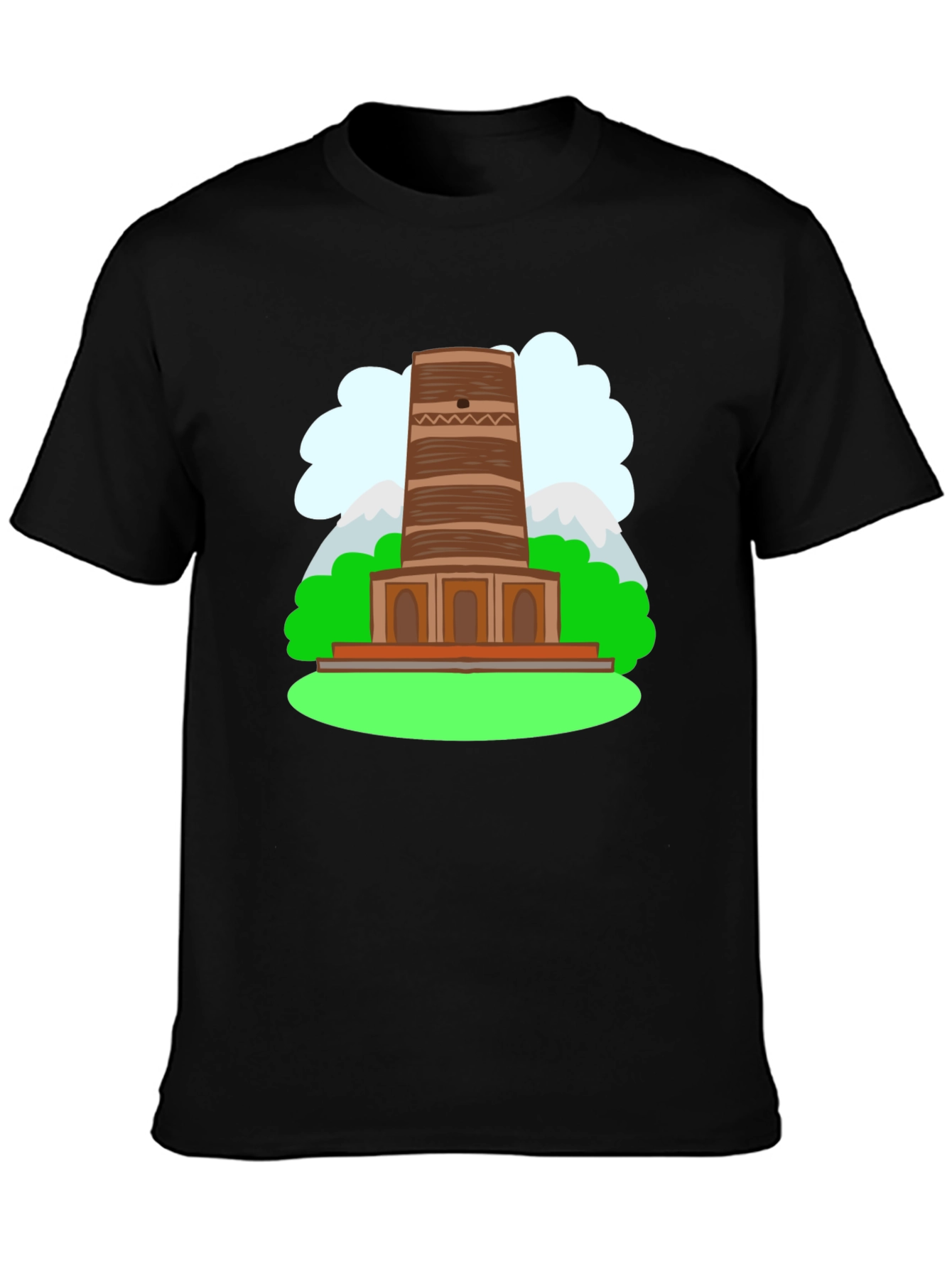 Tower Graphic Tee - Unique Landmark Design