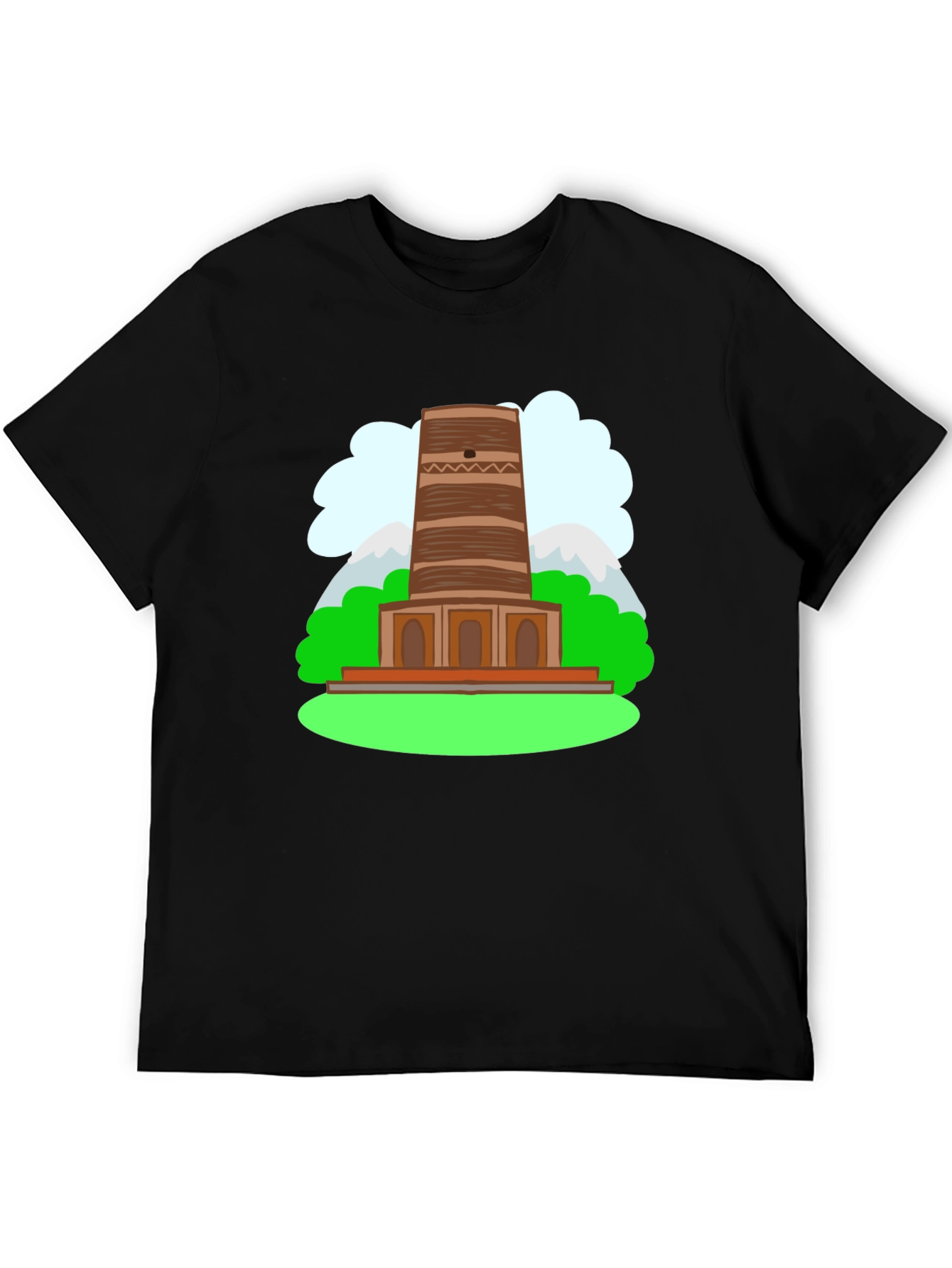 Tower Graphic Tee - Unique Landmark Design