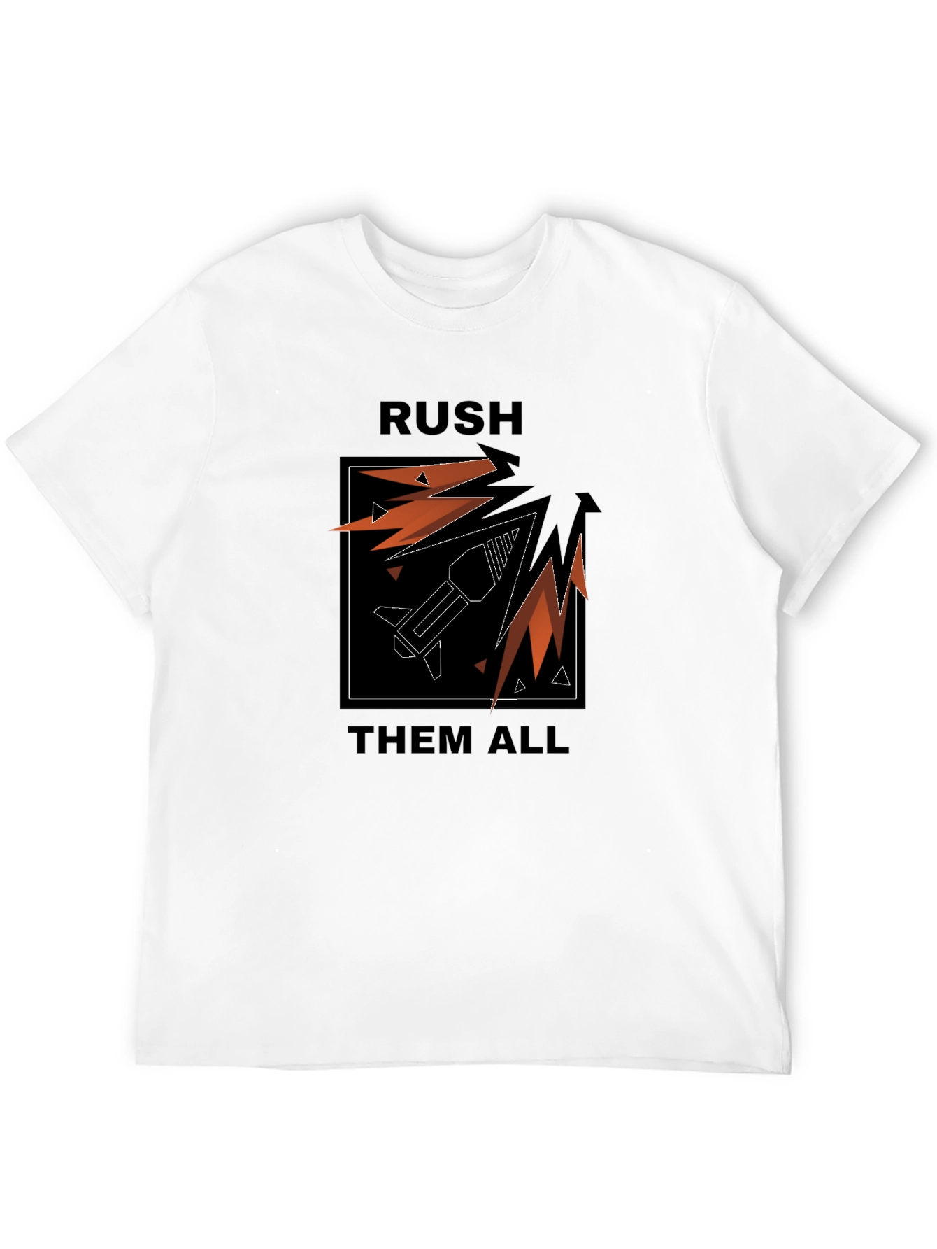 Rush Them All T-Shirt: Graphic Tee for Gamers