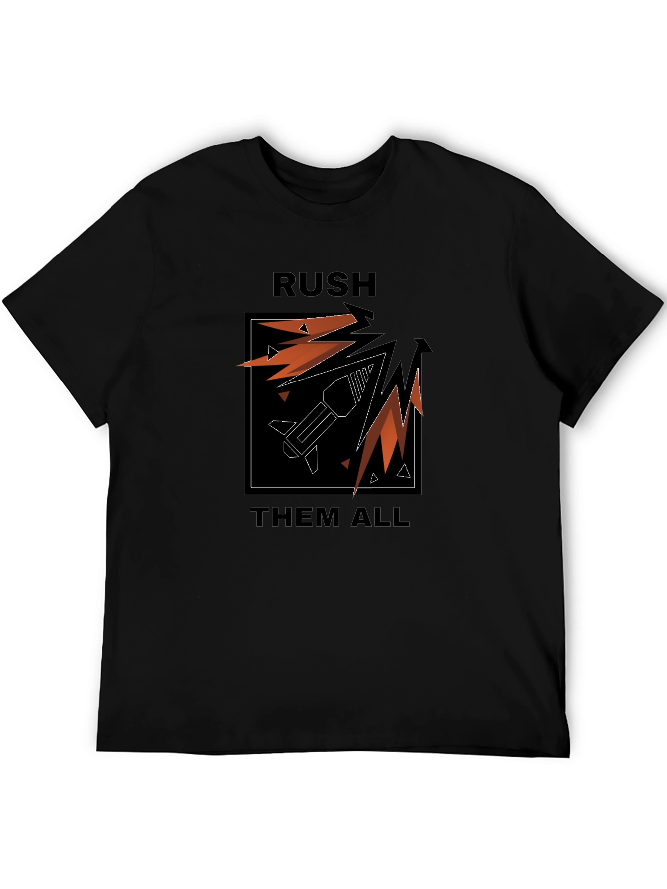 Rush Them All T-Shirt: Graphic Tee for Gamers