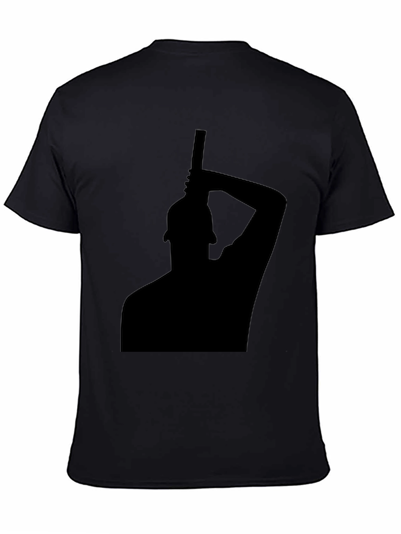 Silhouette Graphic Tee - Modern Black T-Shirt