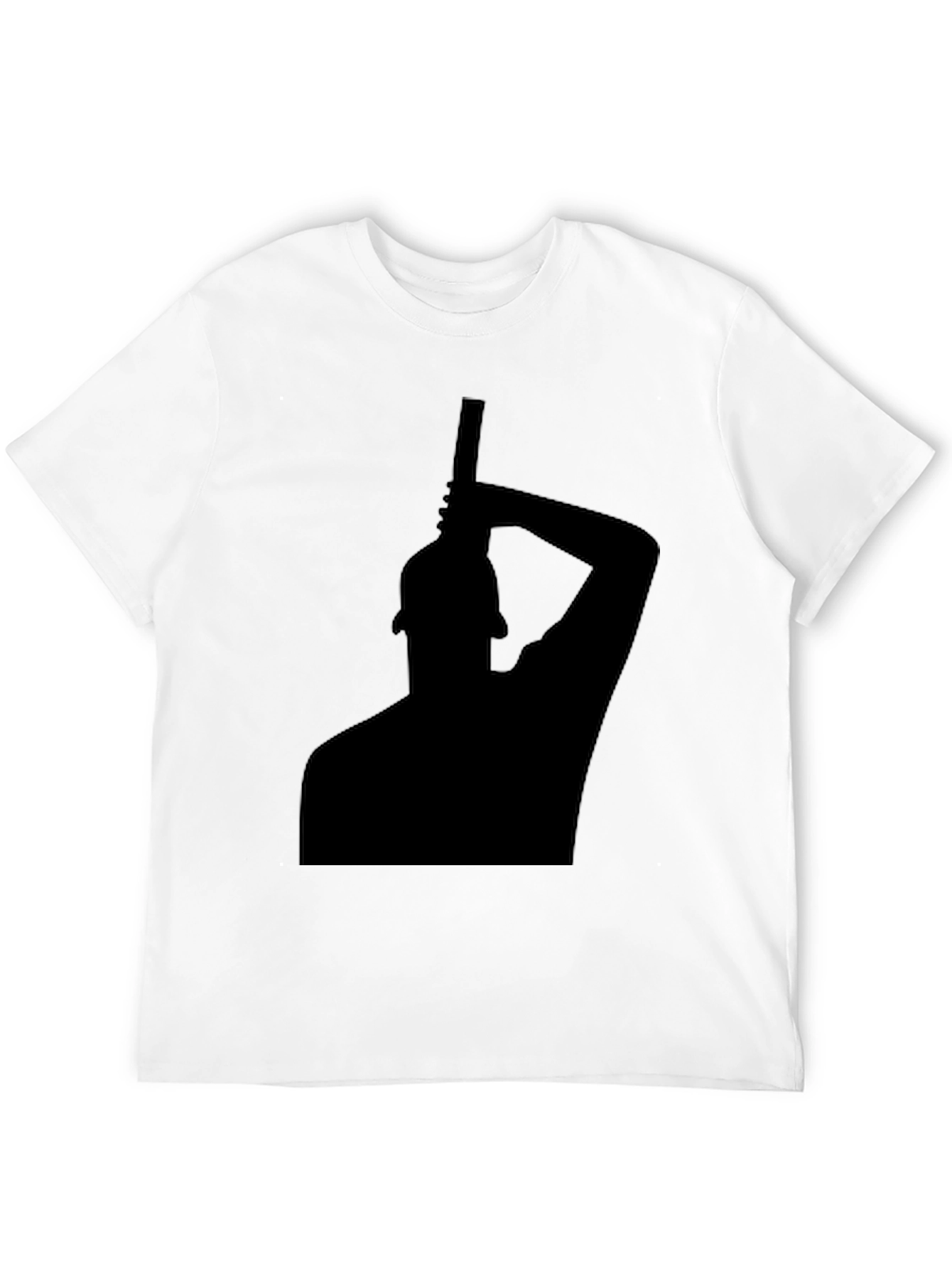 Silhouette Graphic Tee - Modern Black T-Shirt
