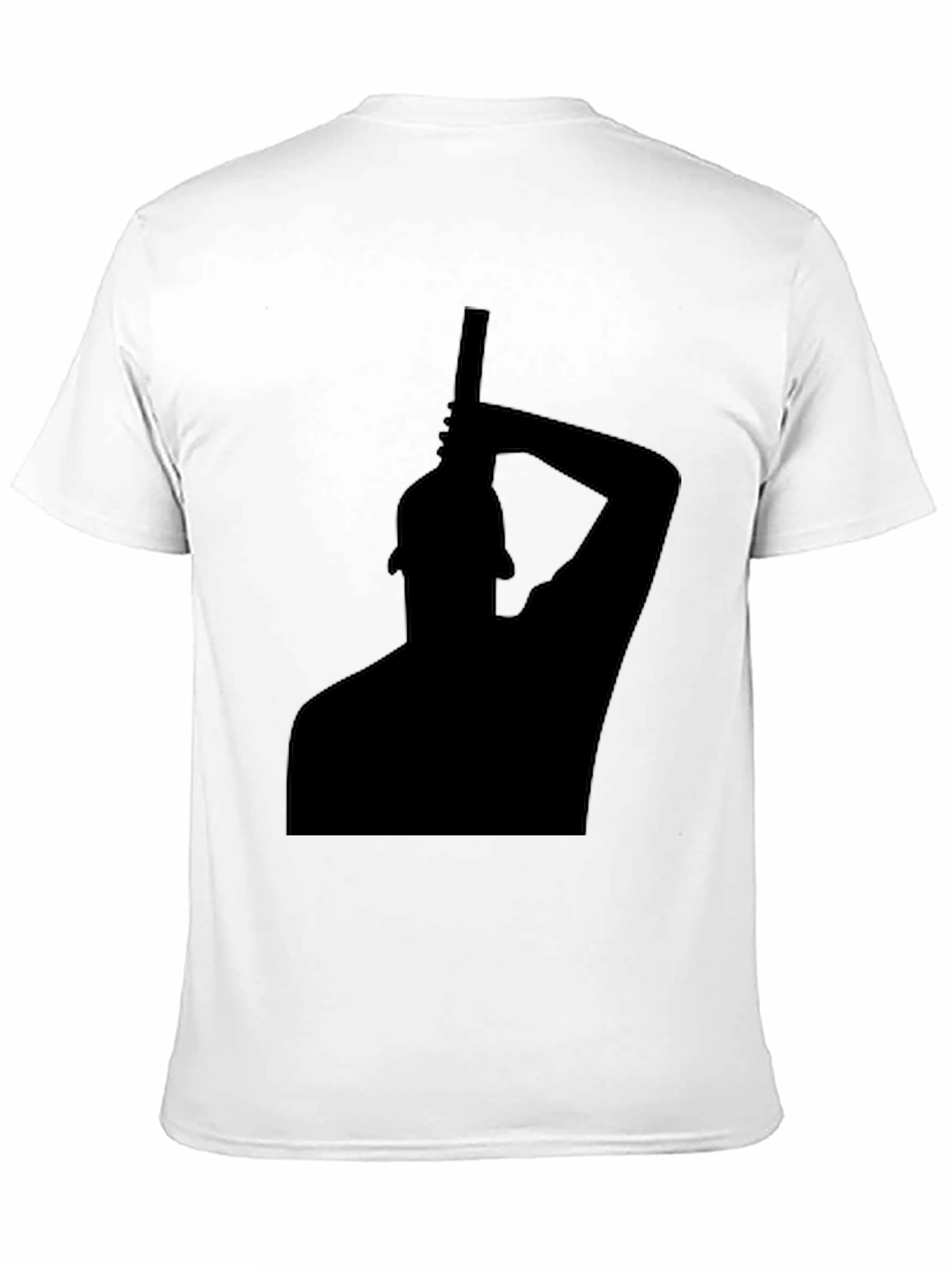 Silhouette Graphic Tee - Modern Black T-Shirt