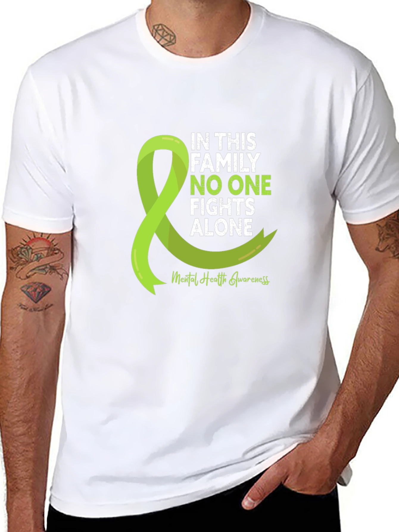 Mental Health Awareness Ribbon T-Shirt