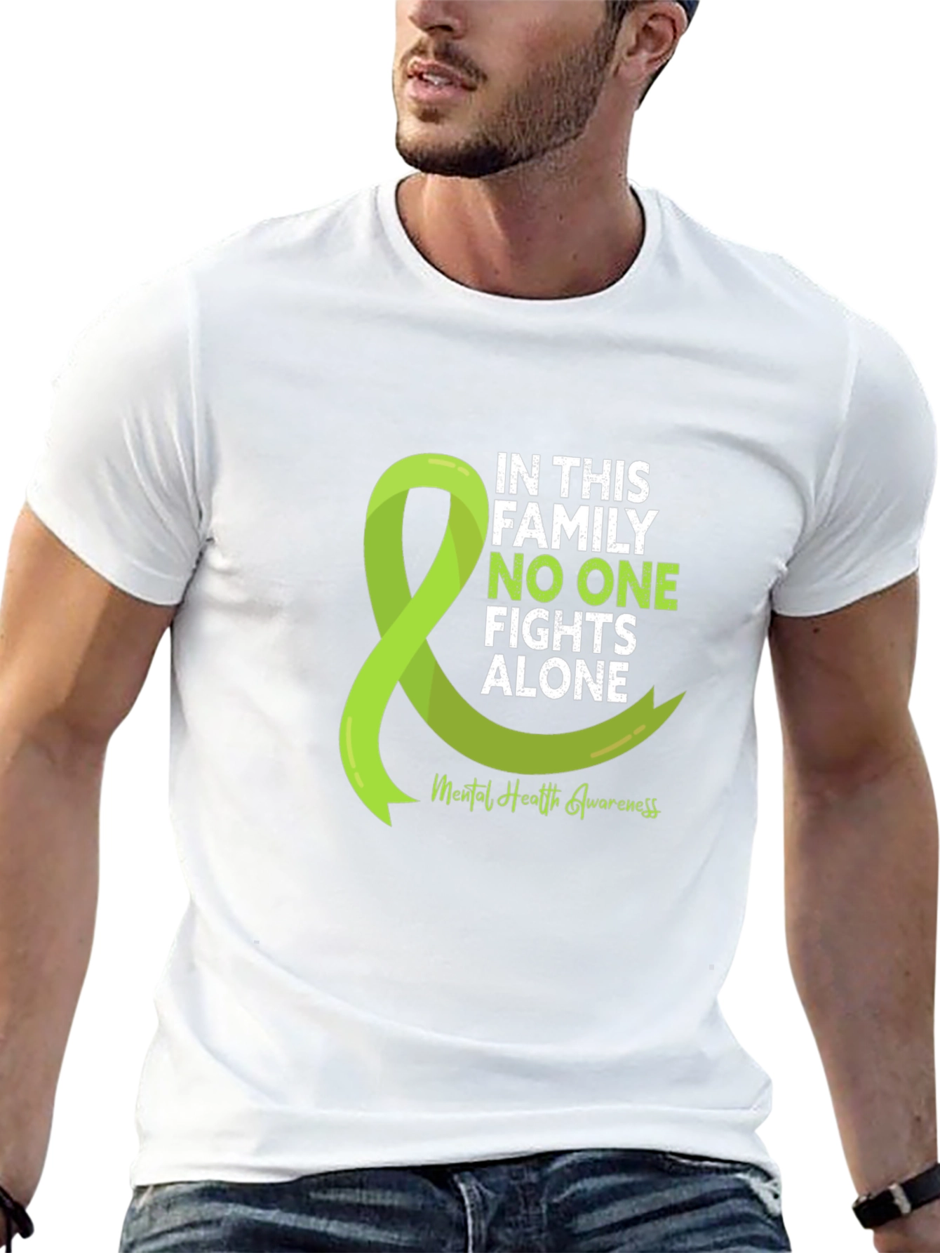 Mental Health Awareness Ribbon T-Shirt