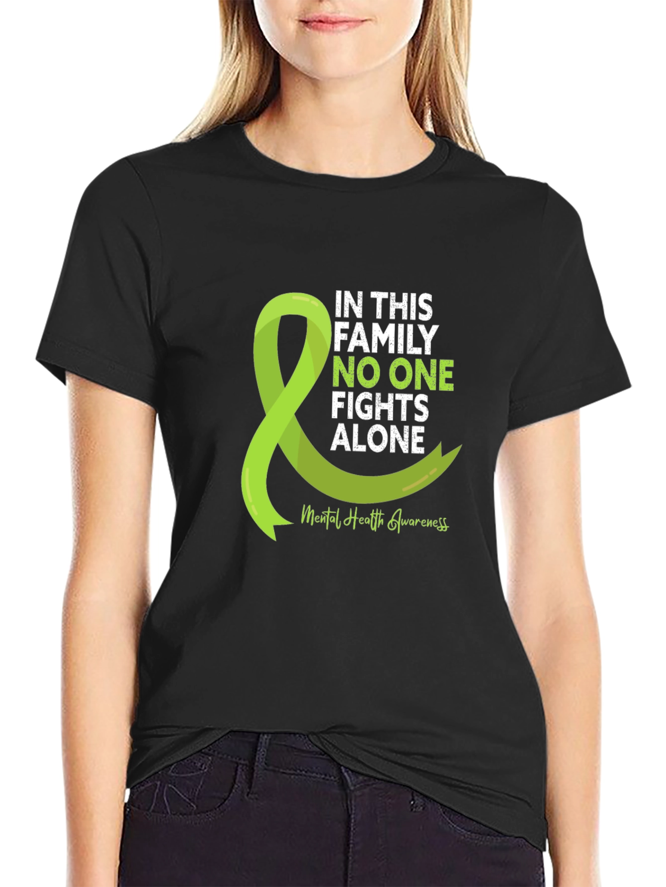 Mental Health Awareness Ribbon T-Shirt