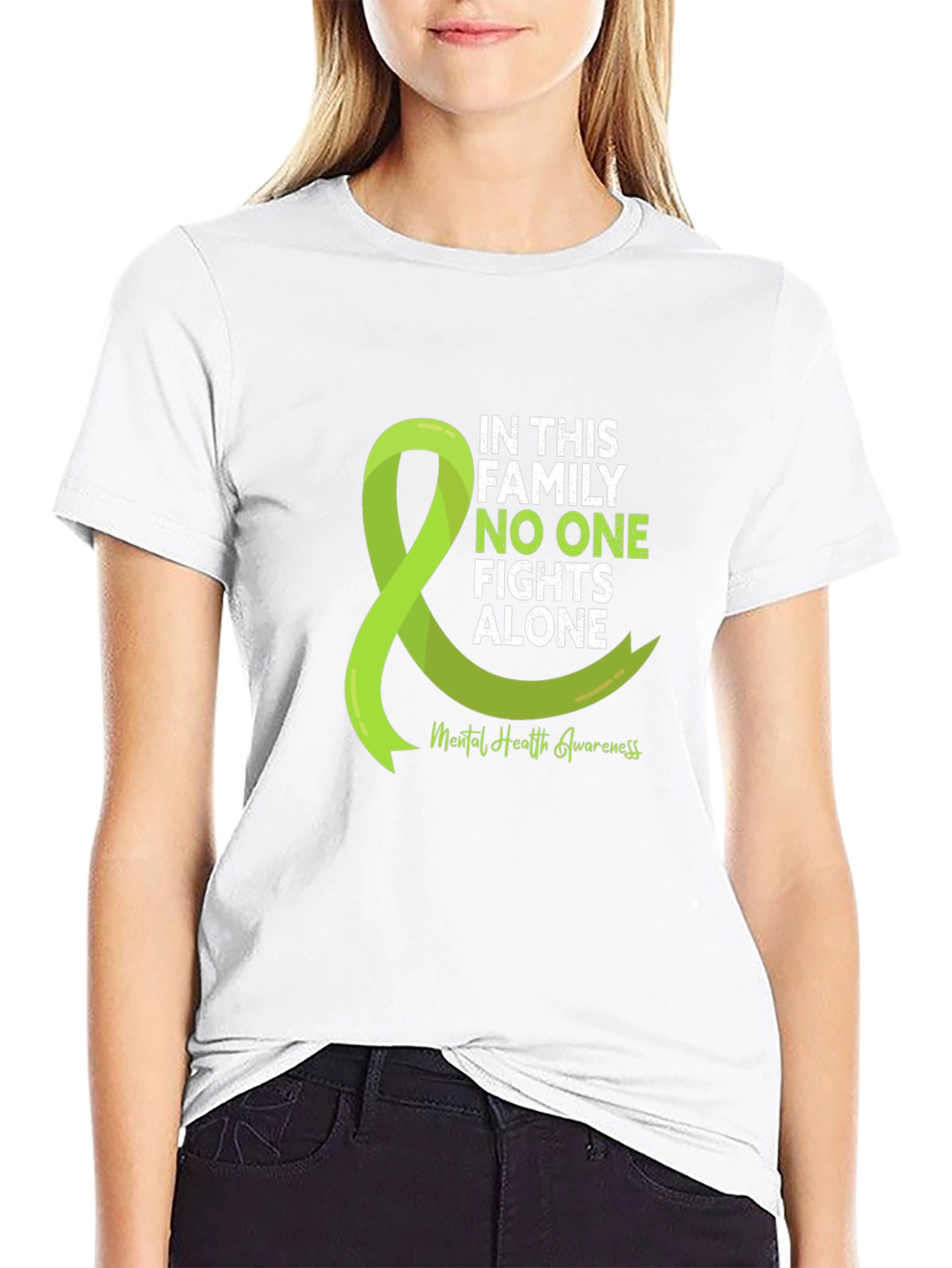 Mental Health Awareness Ribbon T-Shirt