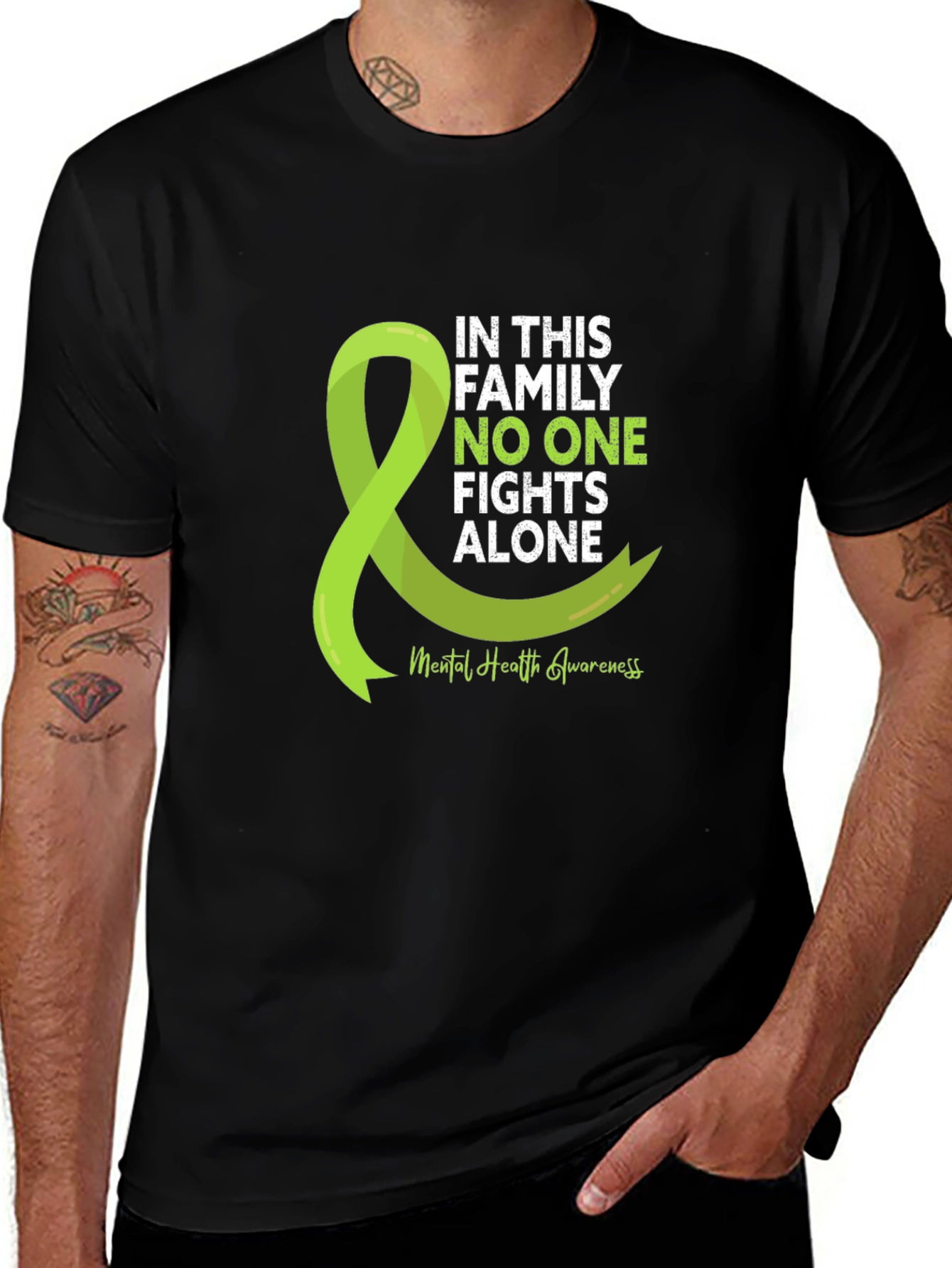Mental Health Awareness Ribbon T-Shirt