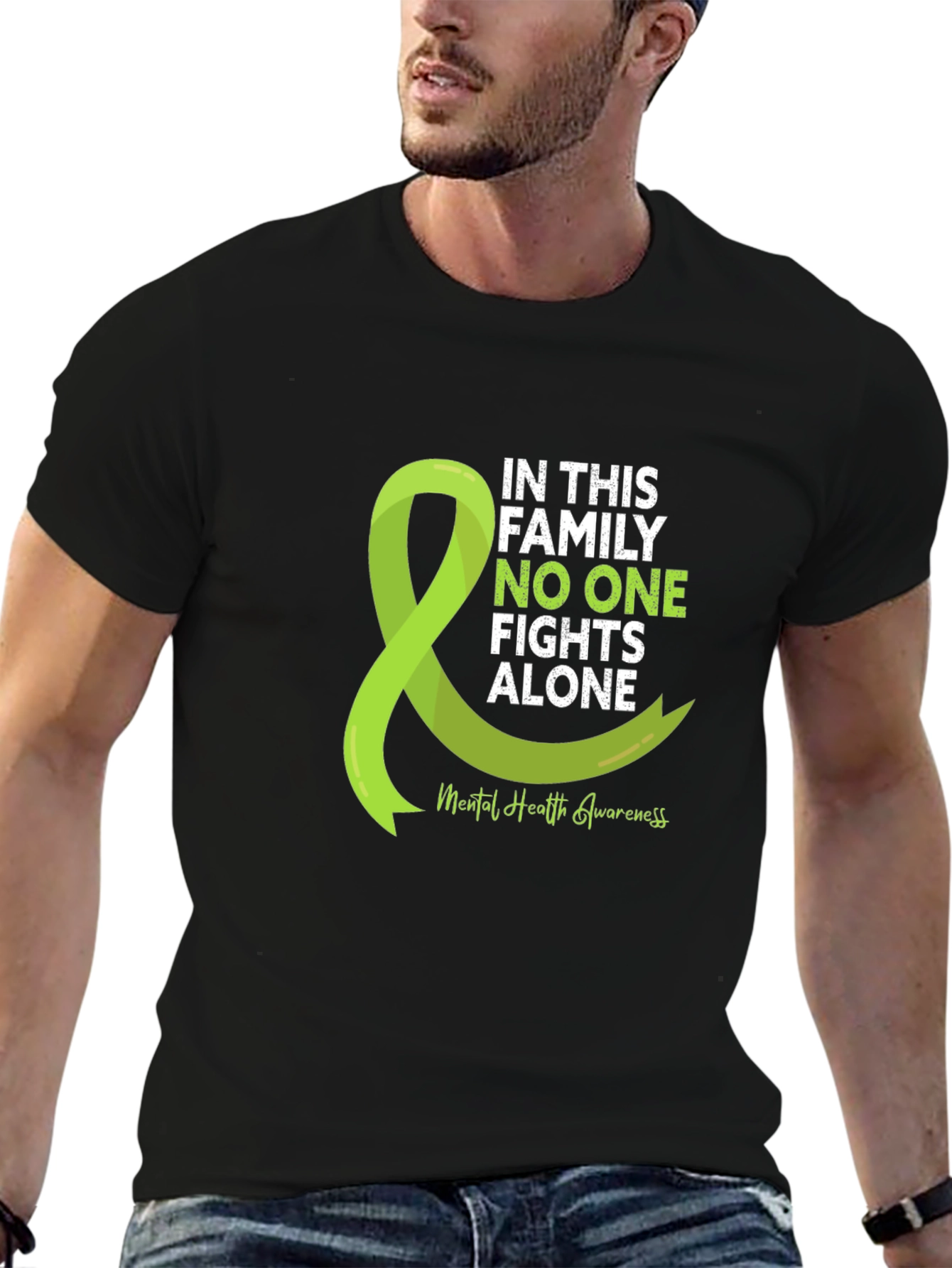 Mental Health Awareness Ribbon T-Shirt