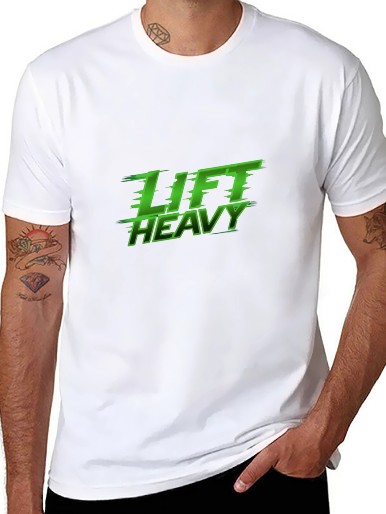 Lift Heavy Black T-Shirt