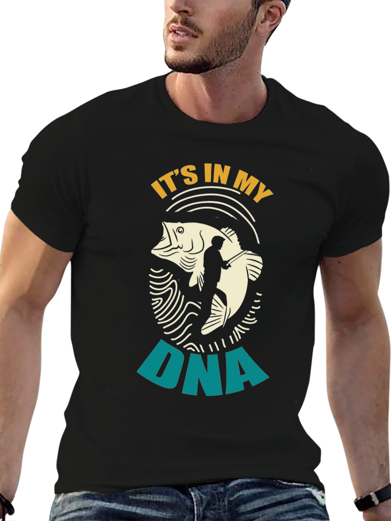 Its In My DNA Fishing T-Shirt